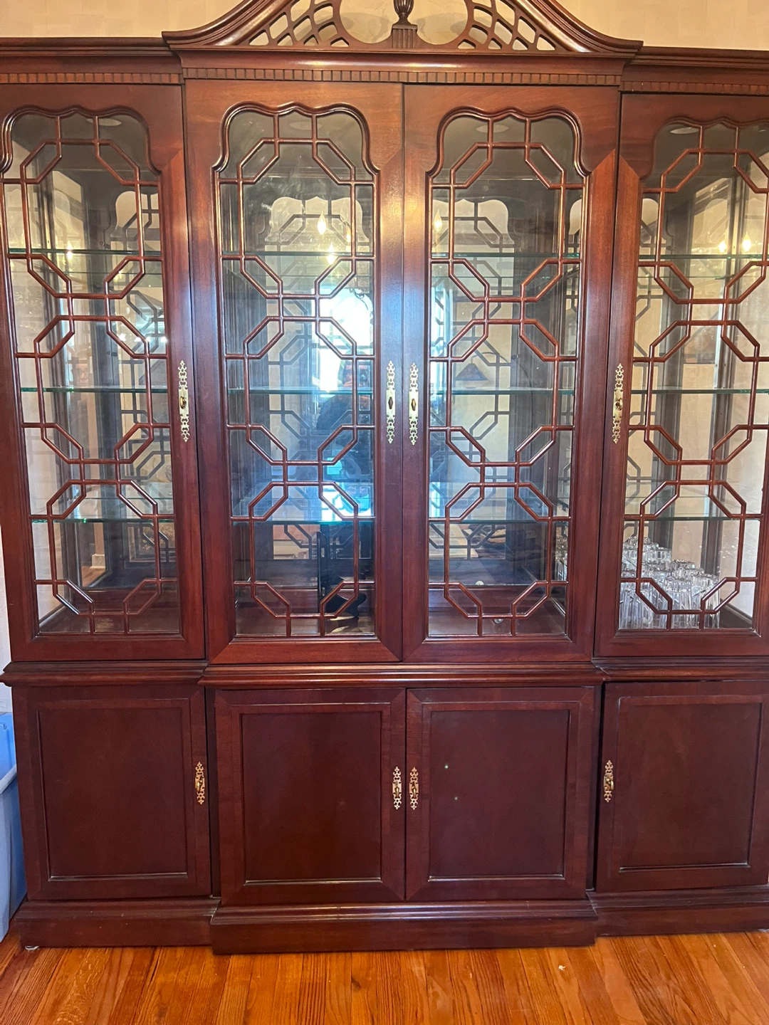 Wooden China Cabinet