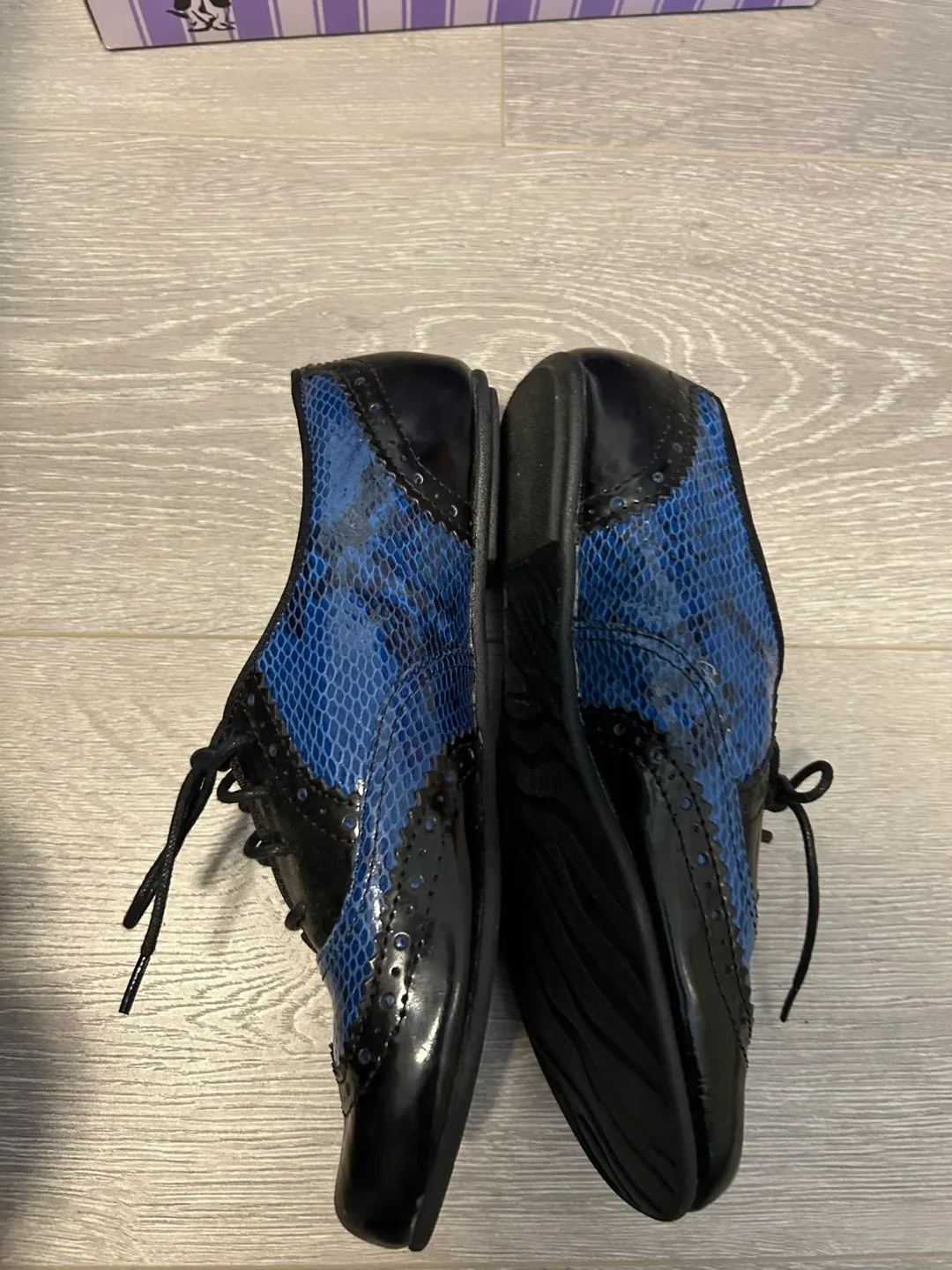 Hush Puppies Anna Sui Blue/Black Shoes image indicator(4)