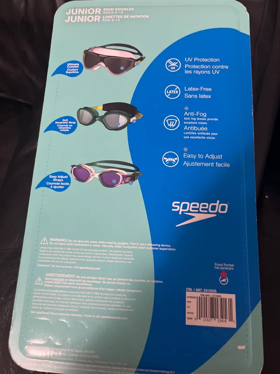 Speedo Junior Swim Goggles, Ages 6-14 image indicator(2)