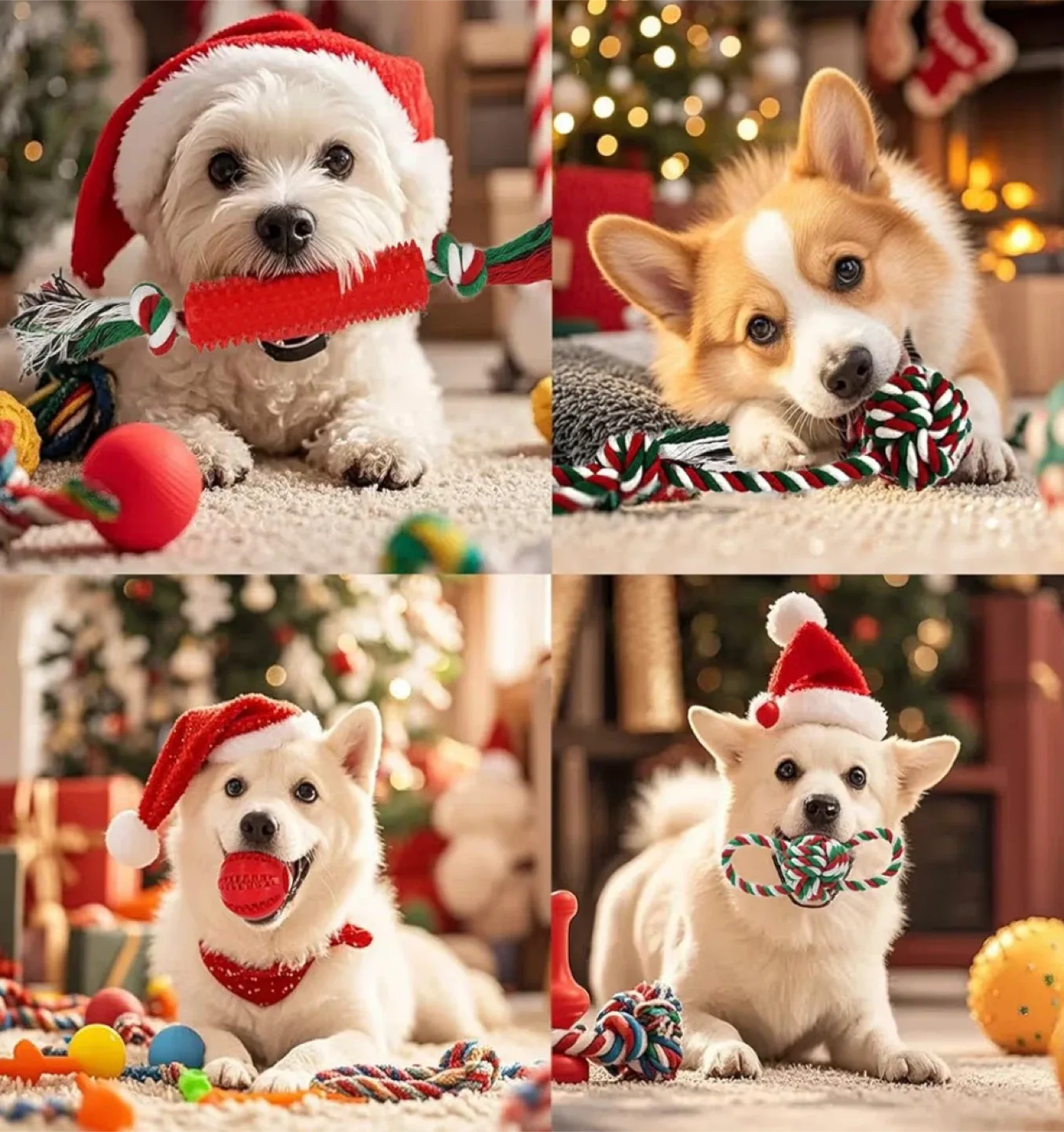 Christmas Dog Toys Set - New in Box! image indicator(3)