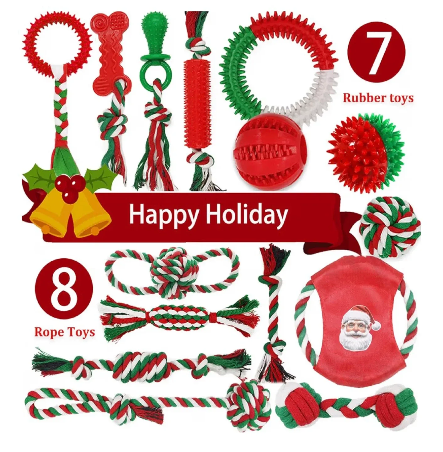 Christmas Dog Toys Set - New in Box! image indicator(7)