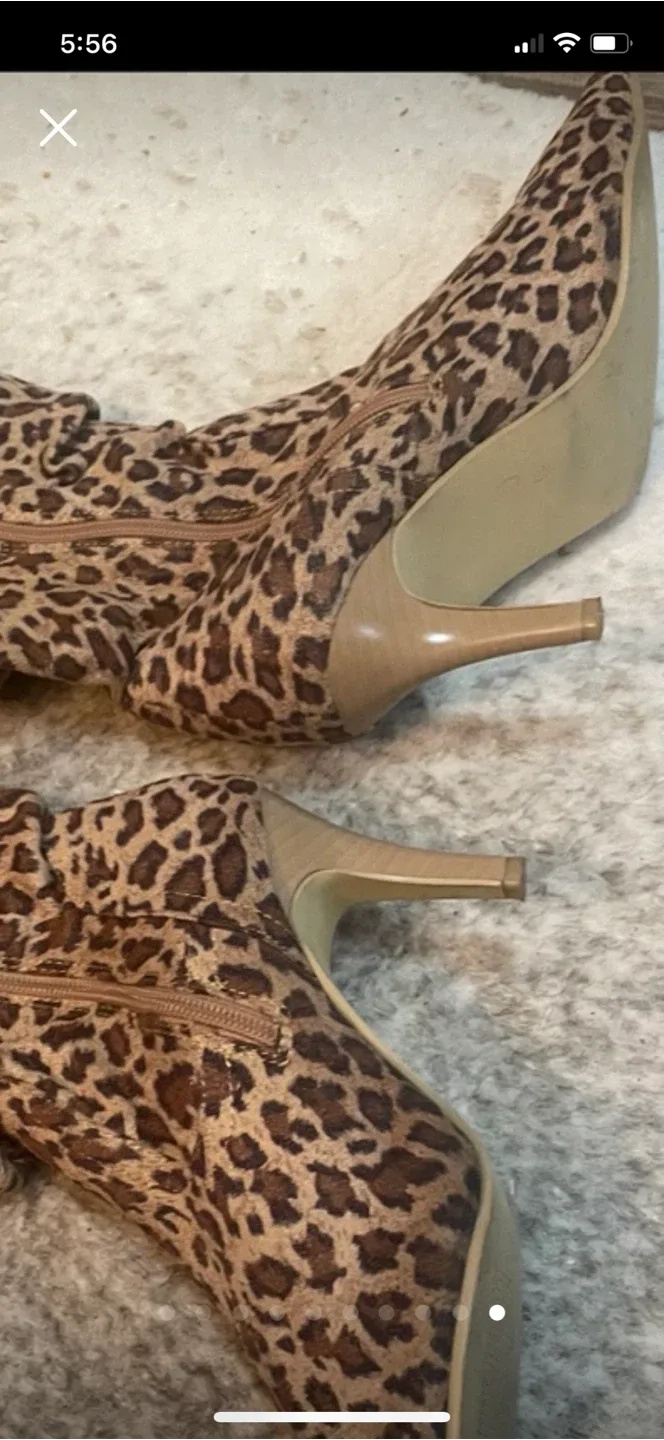 Brand Leopard Knee high boots image indicator(7)