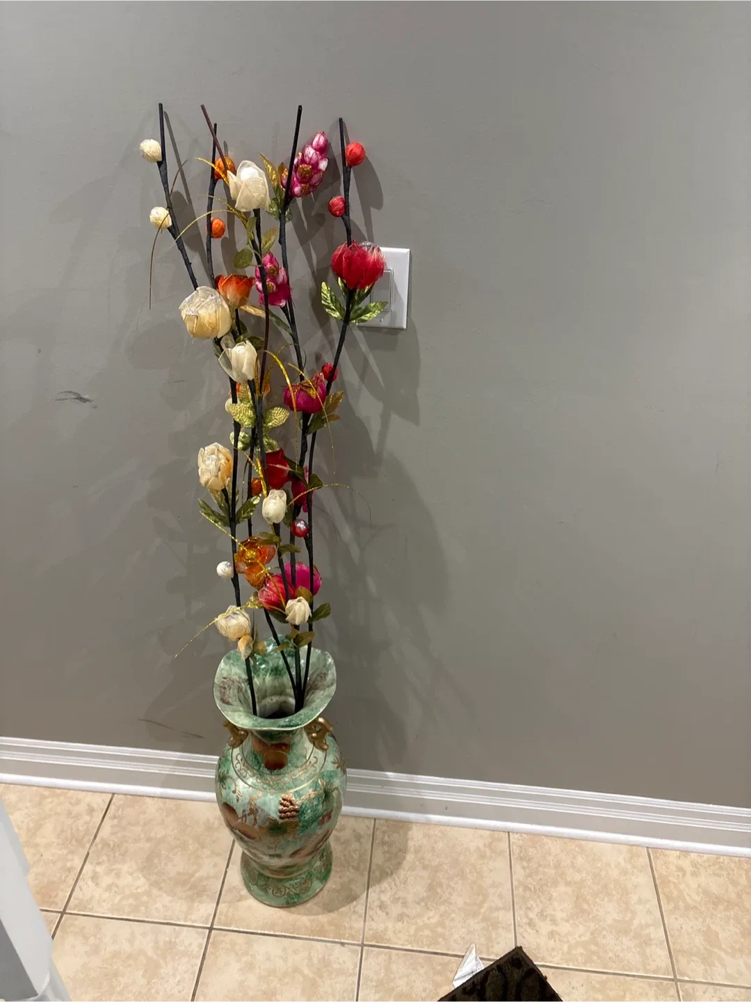 Decorative Floral Vase image indicator(3)