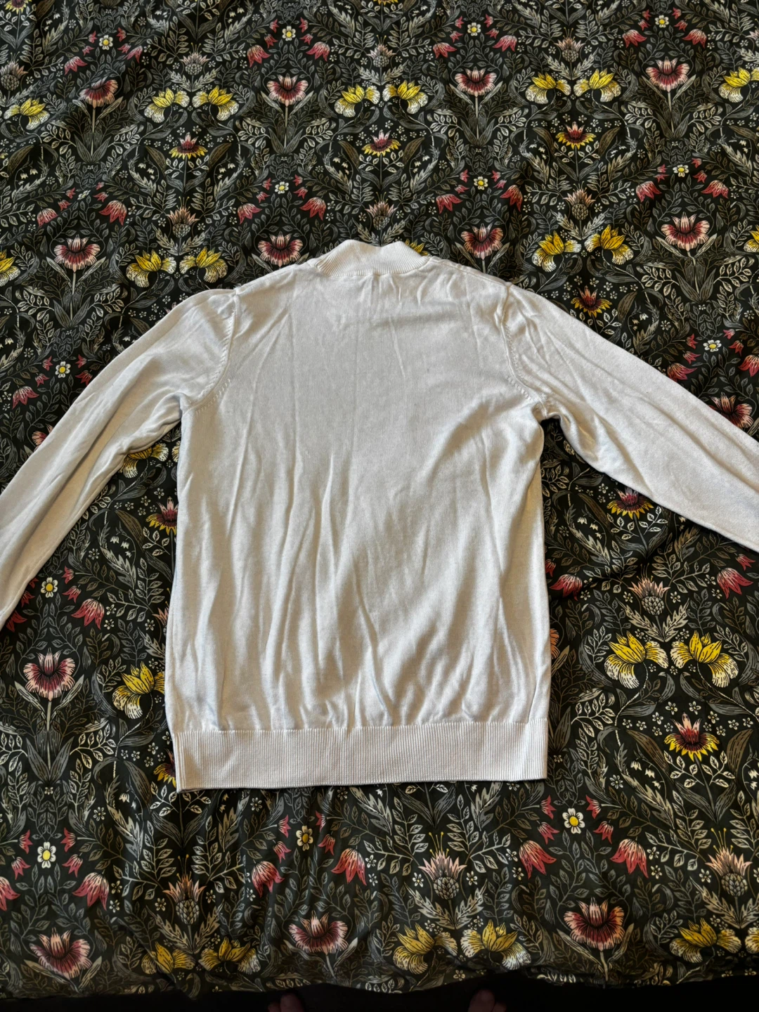 White Mock Neck Sweater - Size M - photo 2