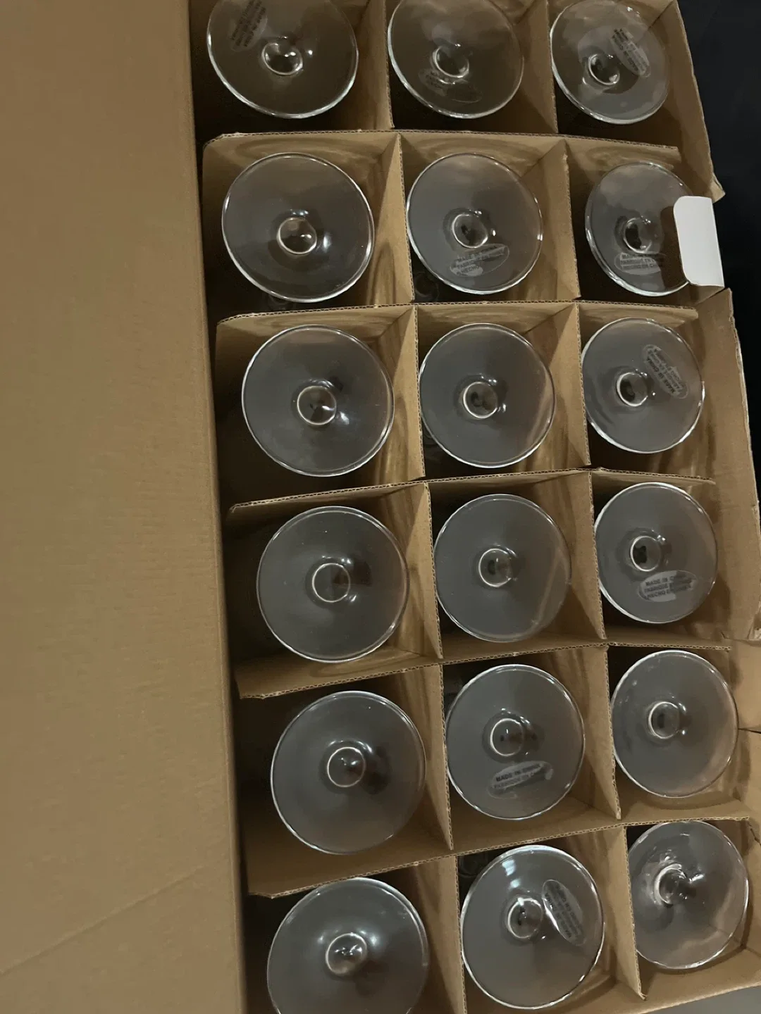 Crystal King Vino Stem Wine Glasses - 18 Piece Set image indicator(2)