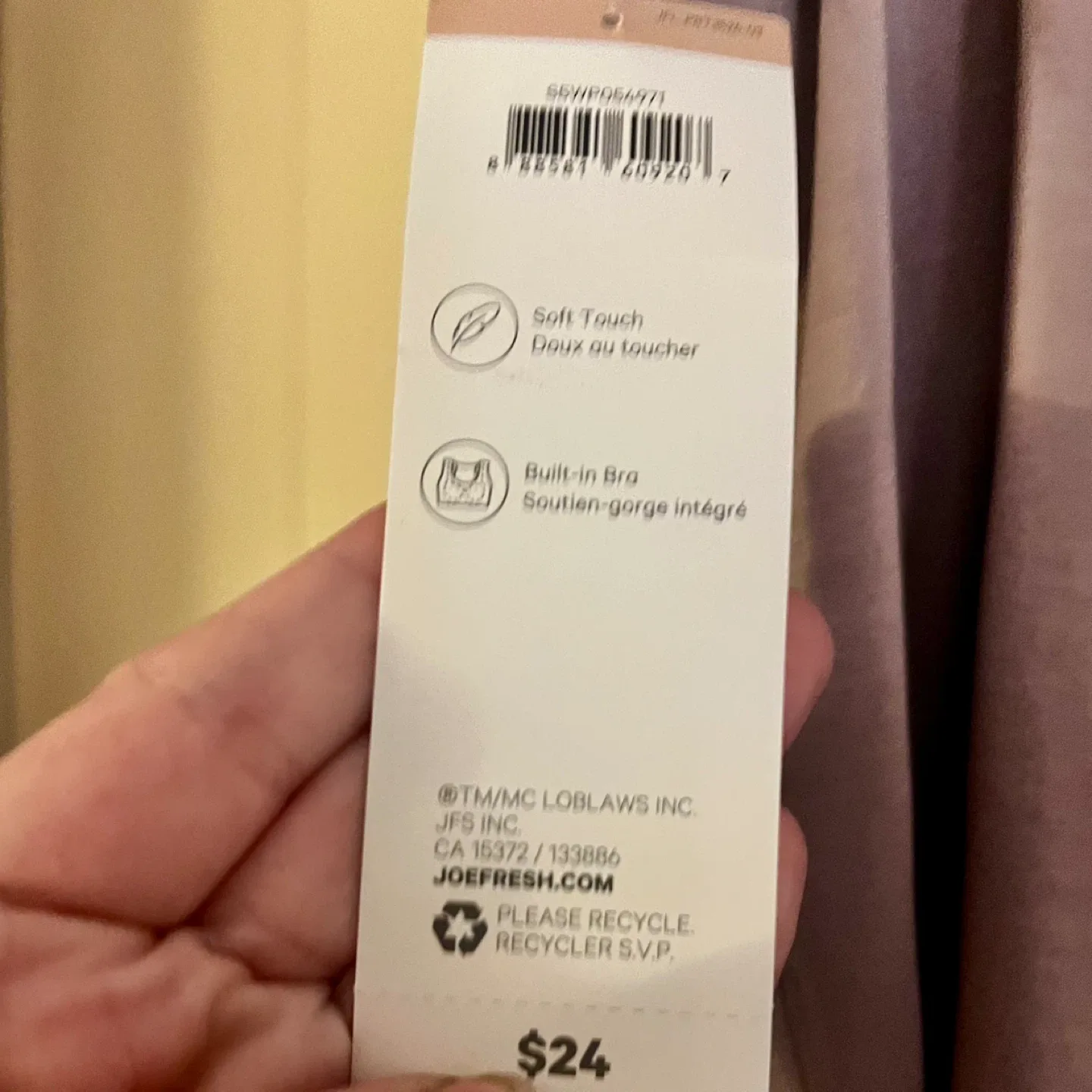 Joe Fresh 2X Soft Touch Cami brand new image indicator(2)