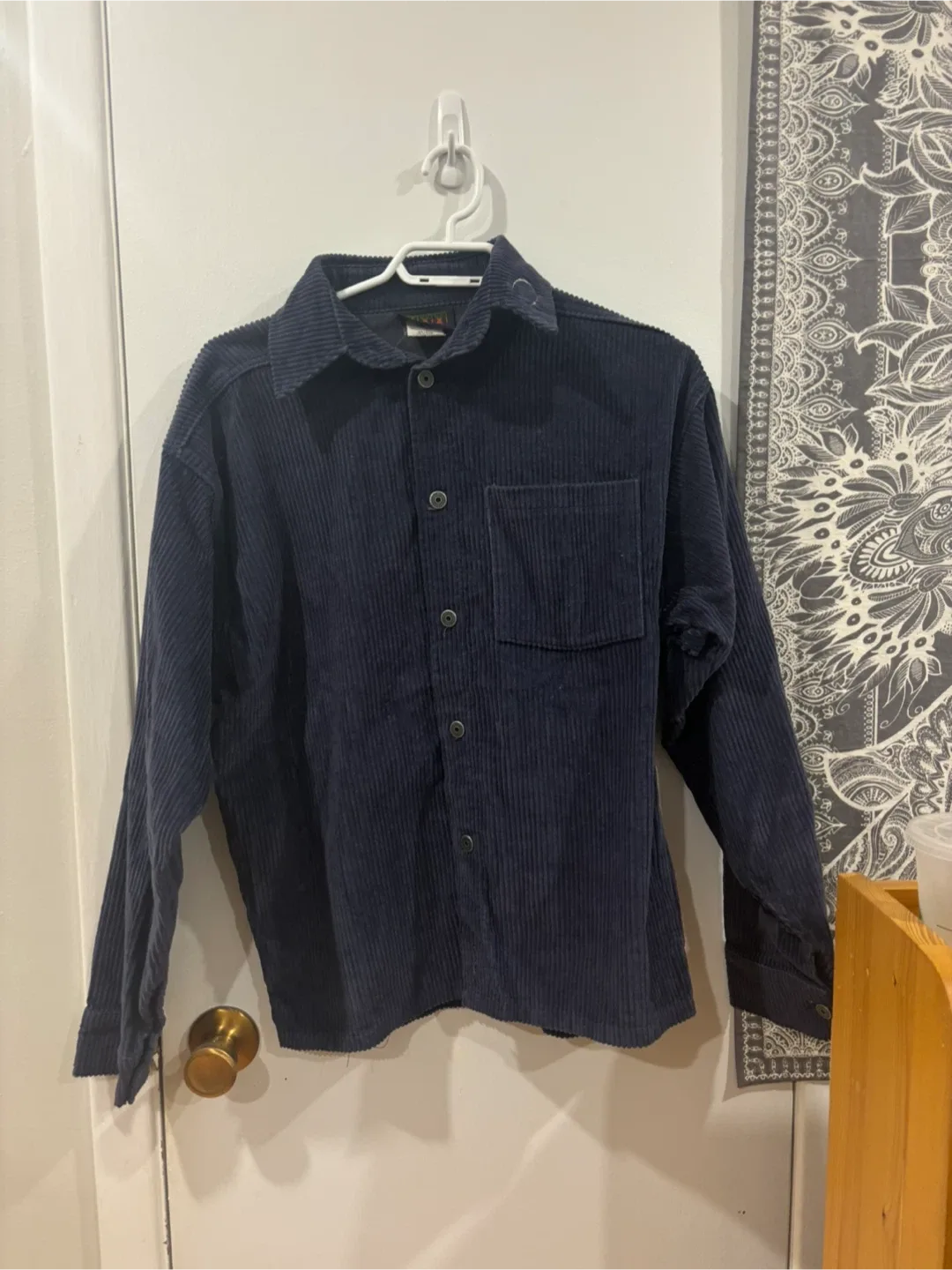 Blue Corduroy Shirt - Size Small thumbnail