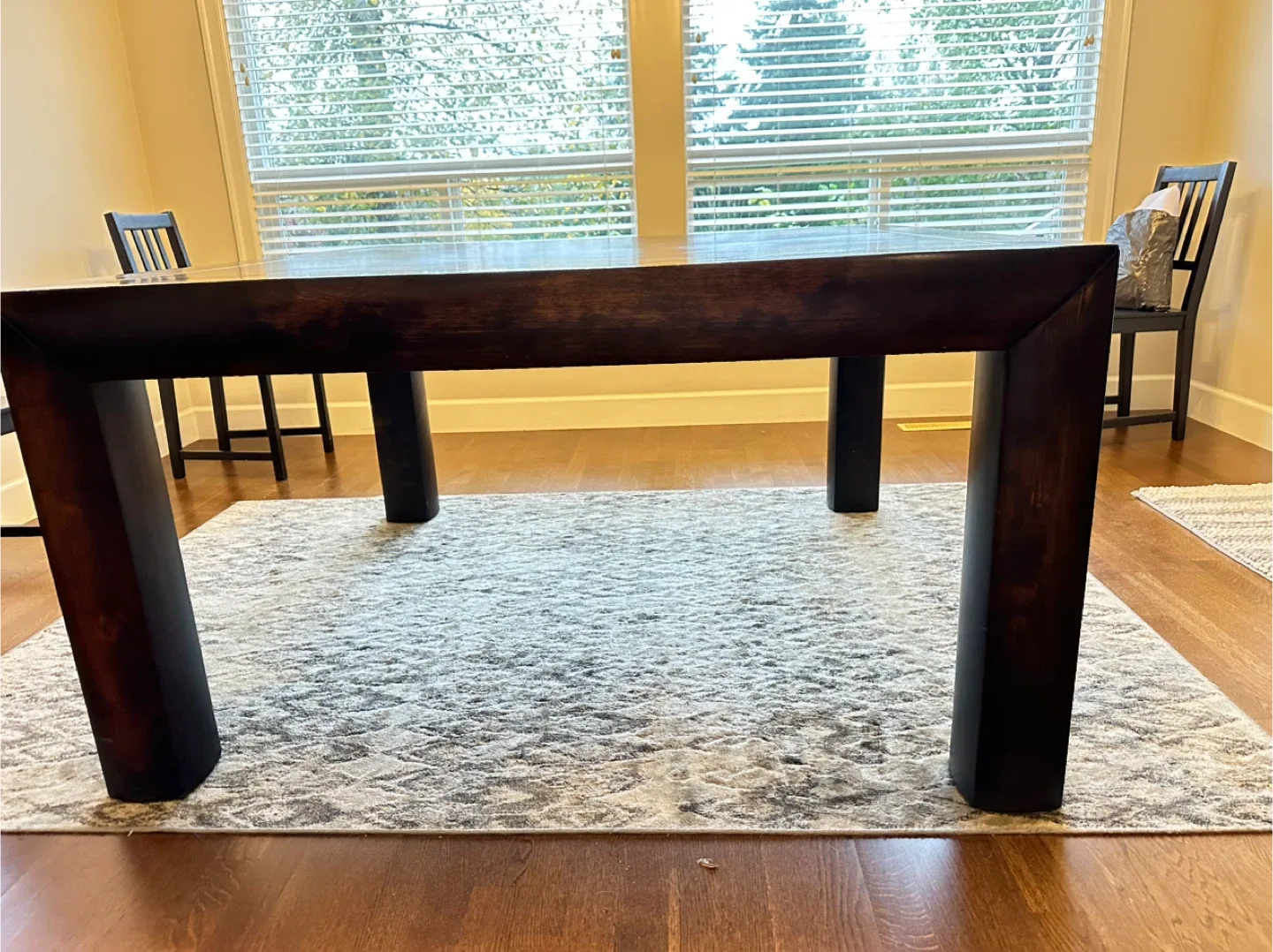 Urban Barn Yoshi Square Solid Wood Table  - 55" image indicator(3)