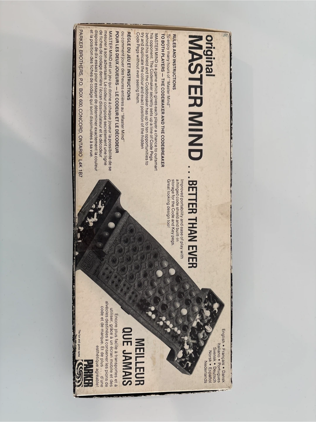 Vintage Mastermind Board Game by Parker Brothers - photo 2