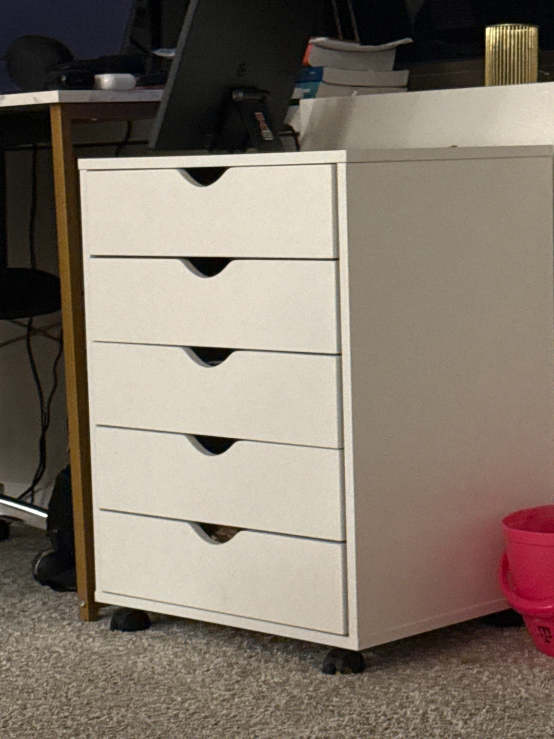 IKEA Alex White Drawer Unit