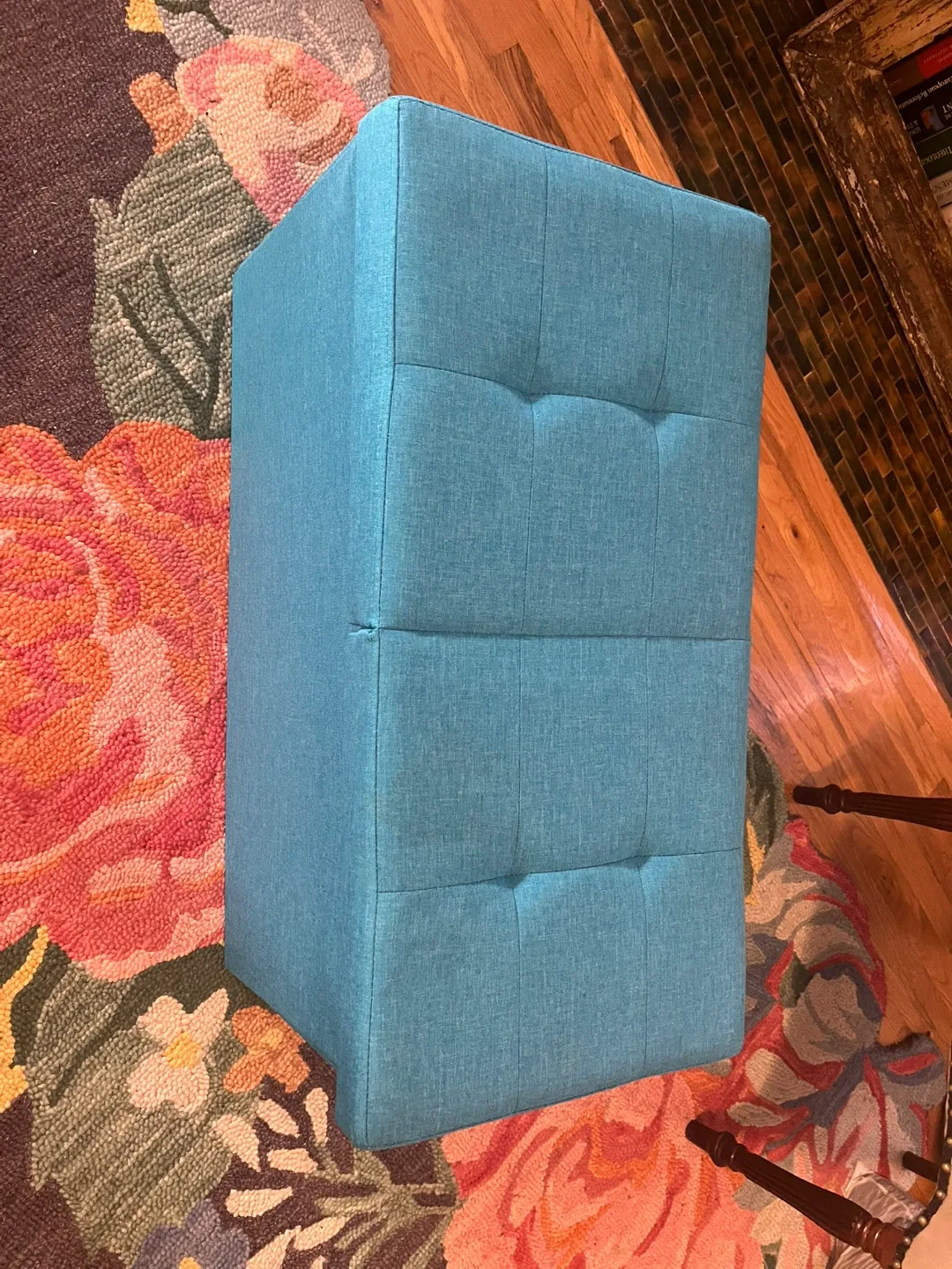 Blue Storage Ottoman image indicator(3)