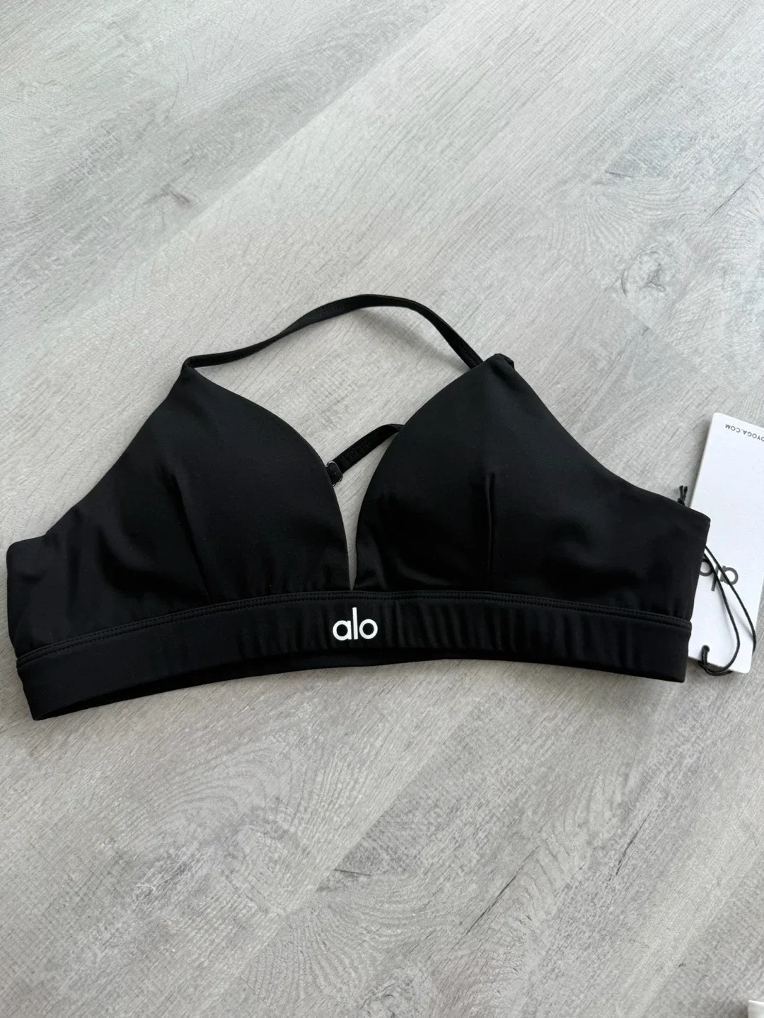 ALO Yoga Splendor Bra - Black & White image indicator(3)