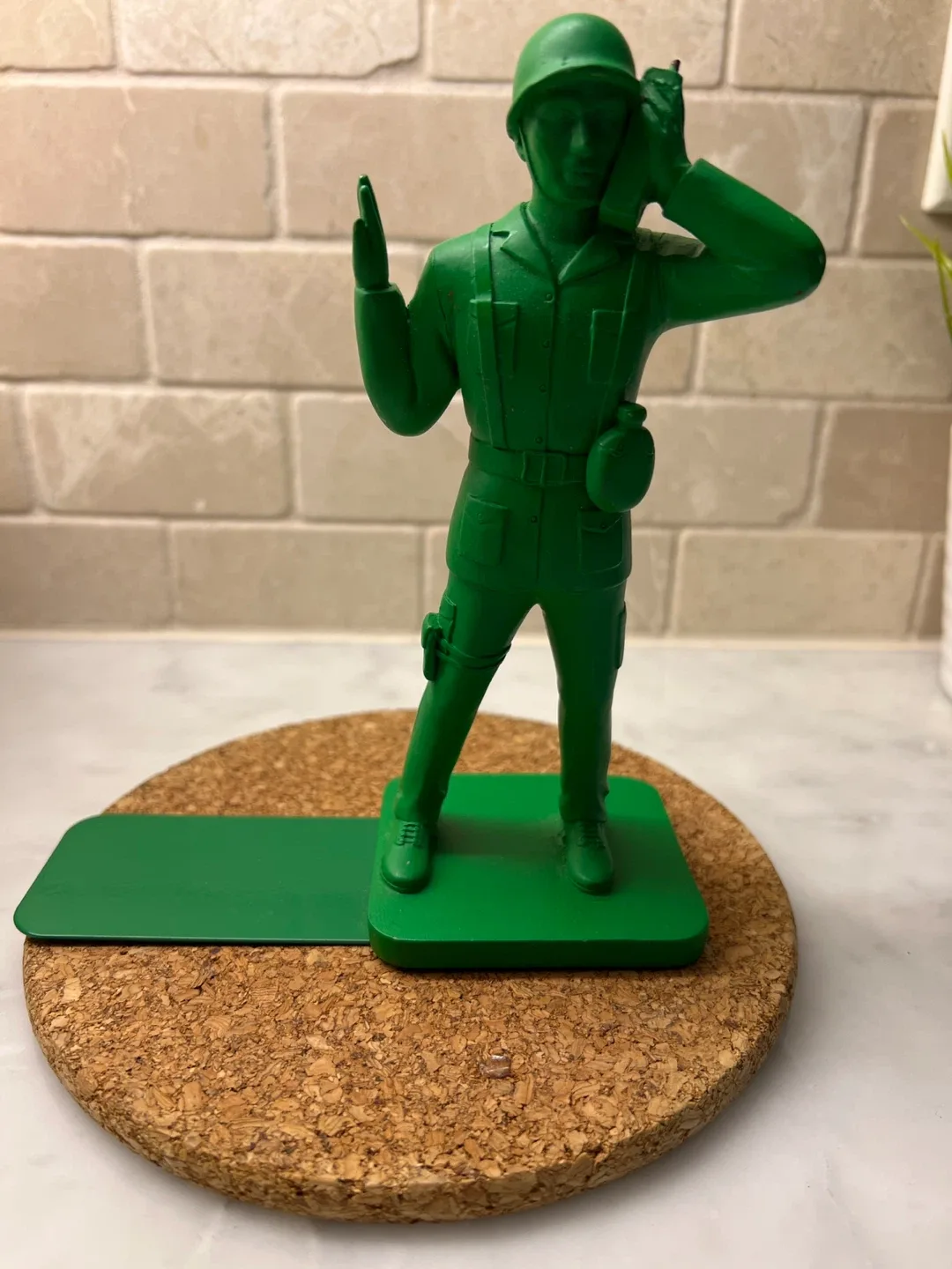 Green Soldier Pop Culture Book Ends Military Themed