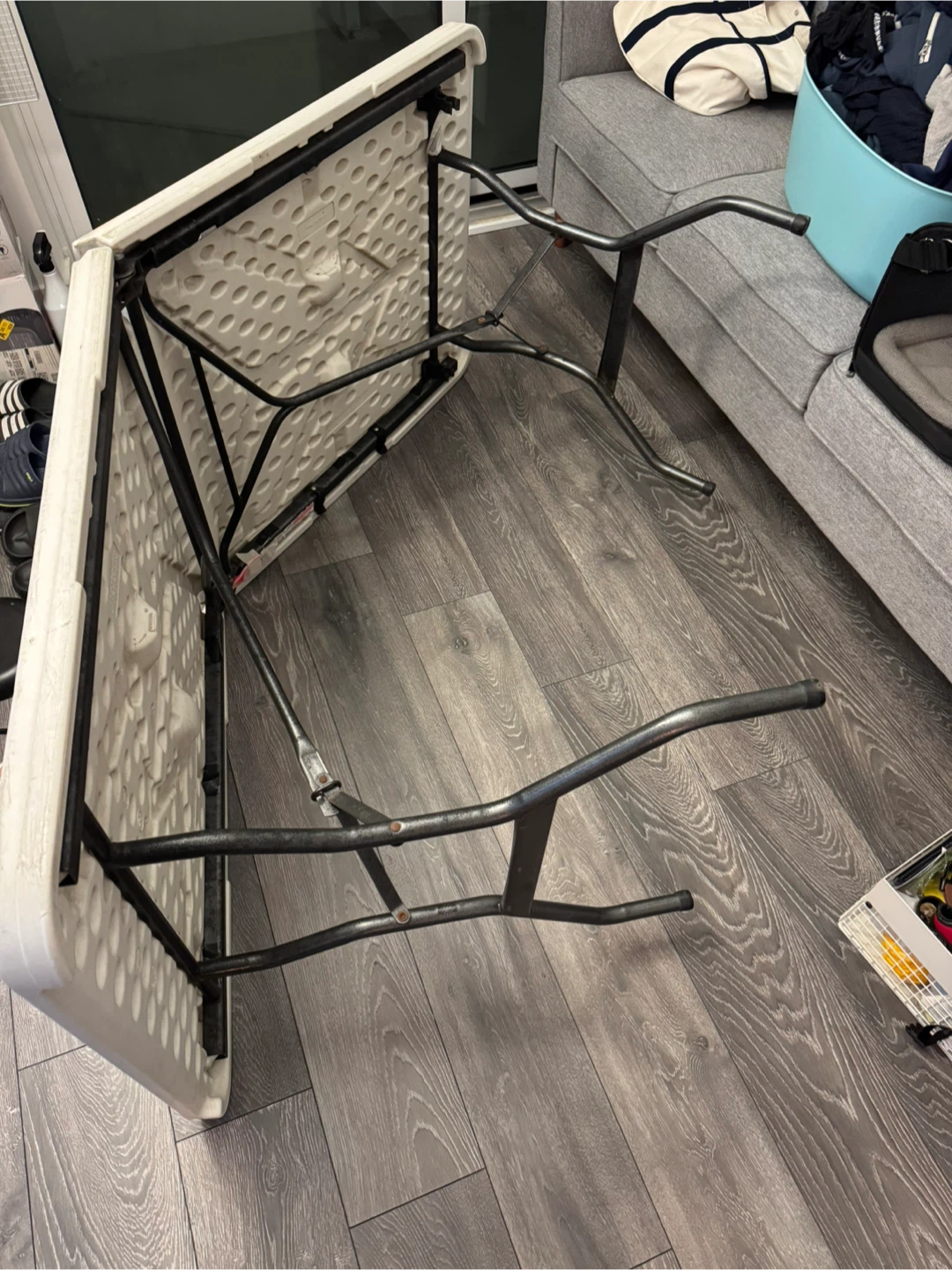 Folding Table - White - photo 4