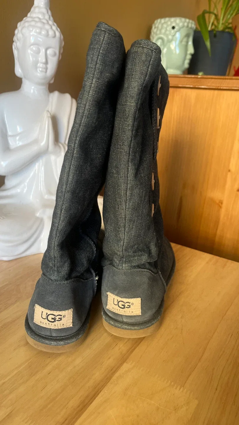 UGG Australia Denim Boots - Size 6 image indicator(6)