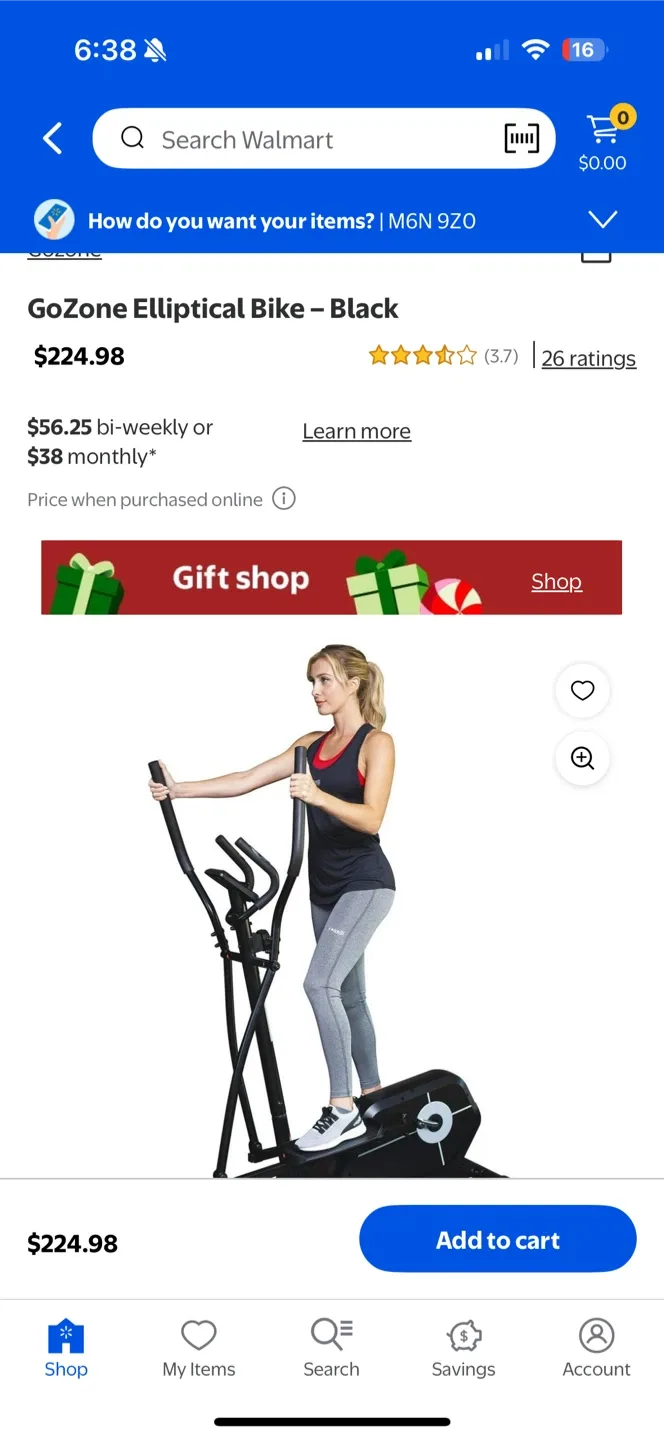 Gozone Elliptical Machine - Great Condition! image indicator(9)