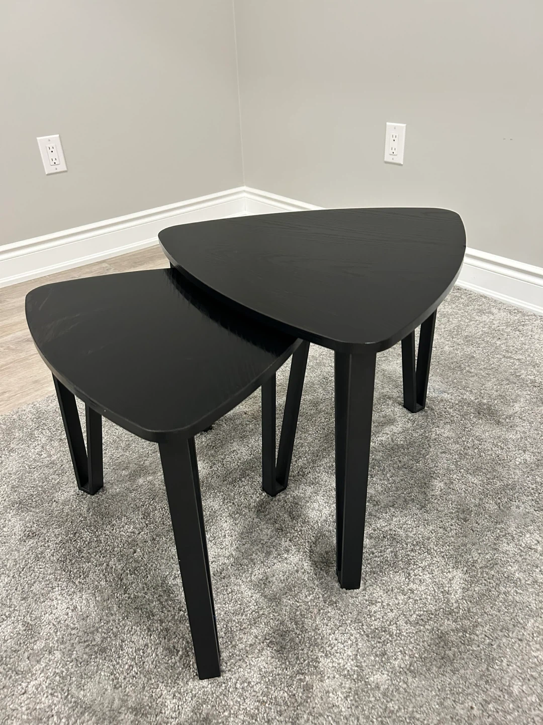 Black Nesting Tables - Side/End Tables