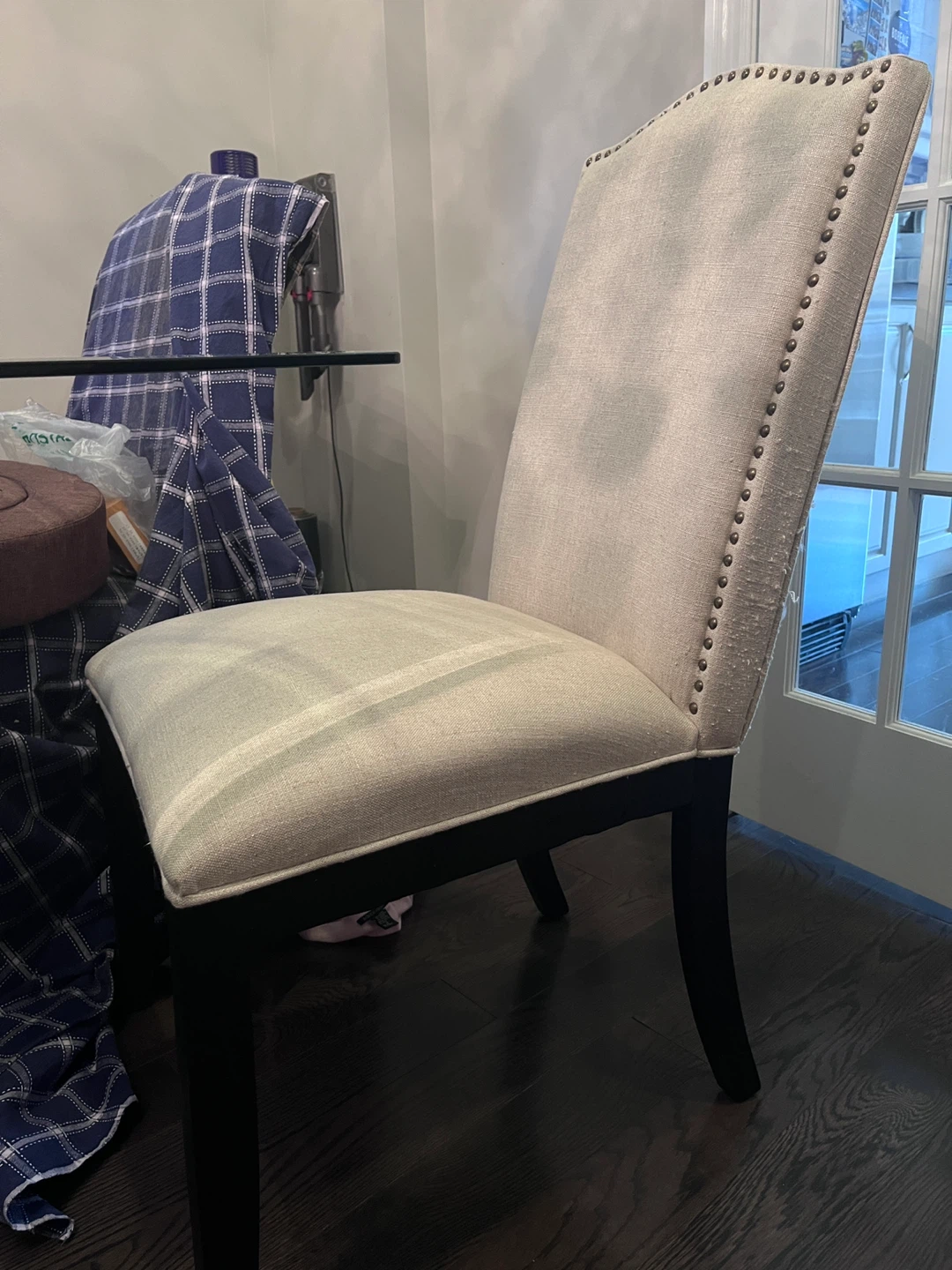 Dining Table with 6 Upholstered Chairs - photo 3