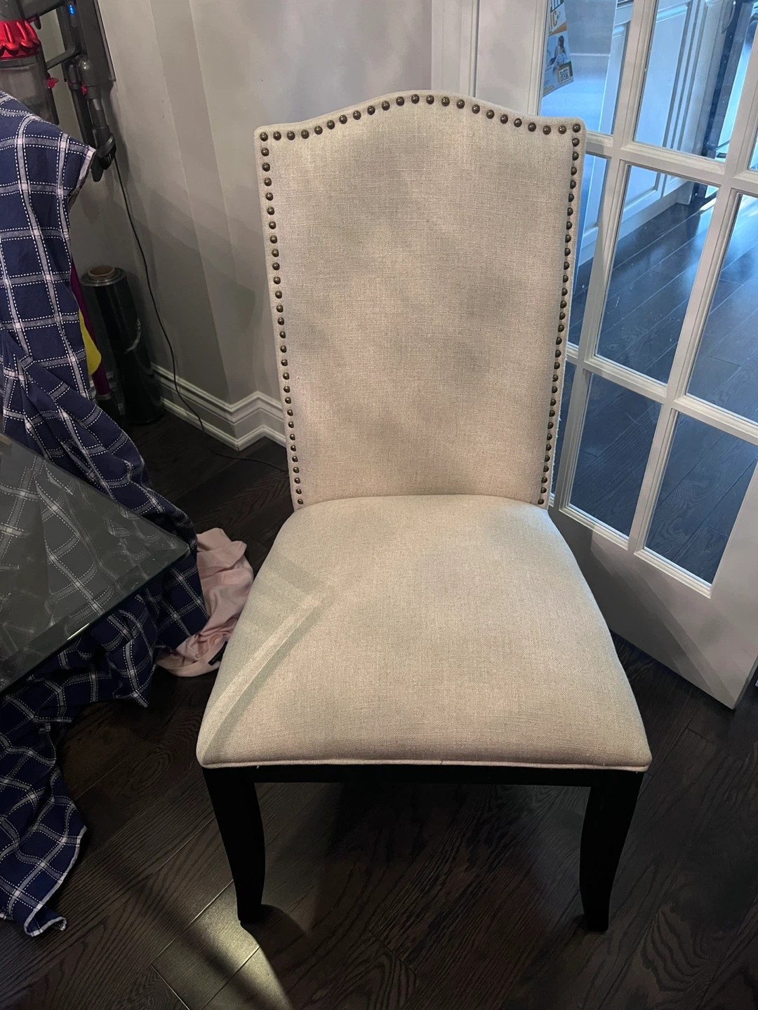 Dining Table with 6 Upholstered Chairs - photo 5