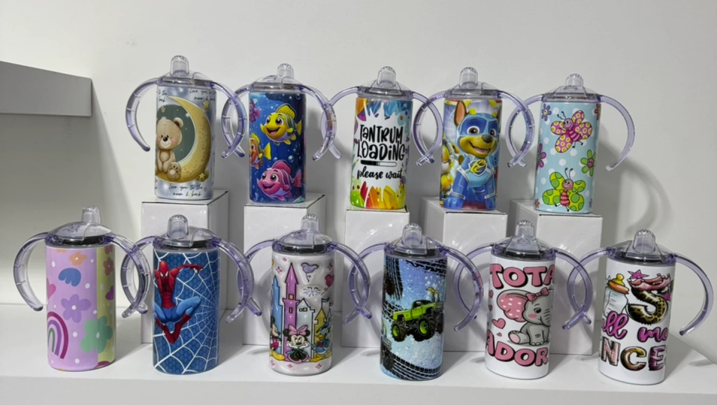 Assorted Designs Sippy Cups