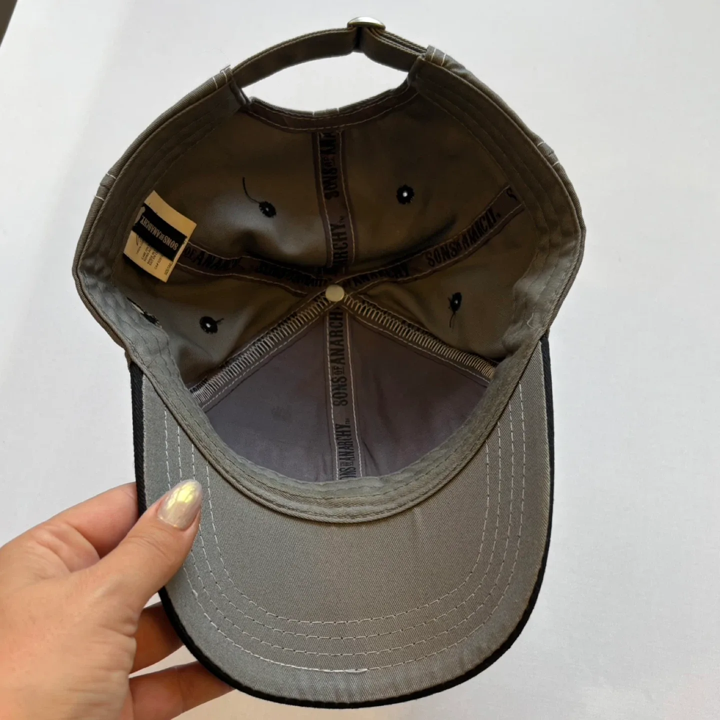 Sons of Anarchy SAMCRO Reaper Crew Baseball Cap Black Grey Hat image indicator(6)