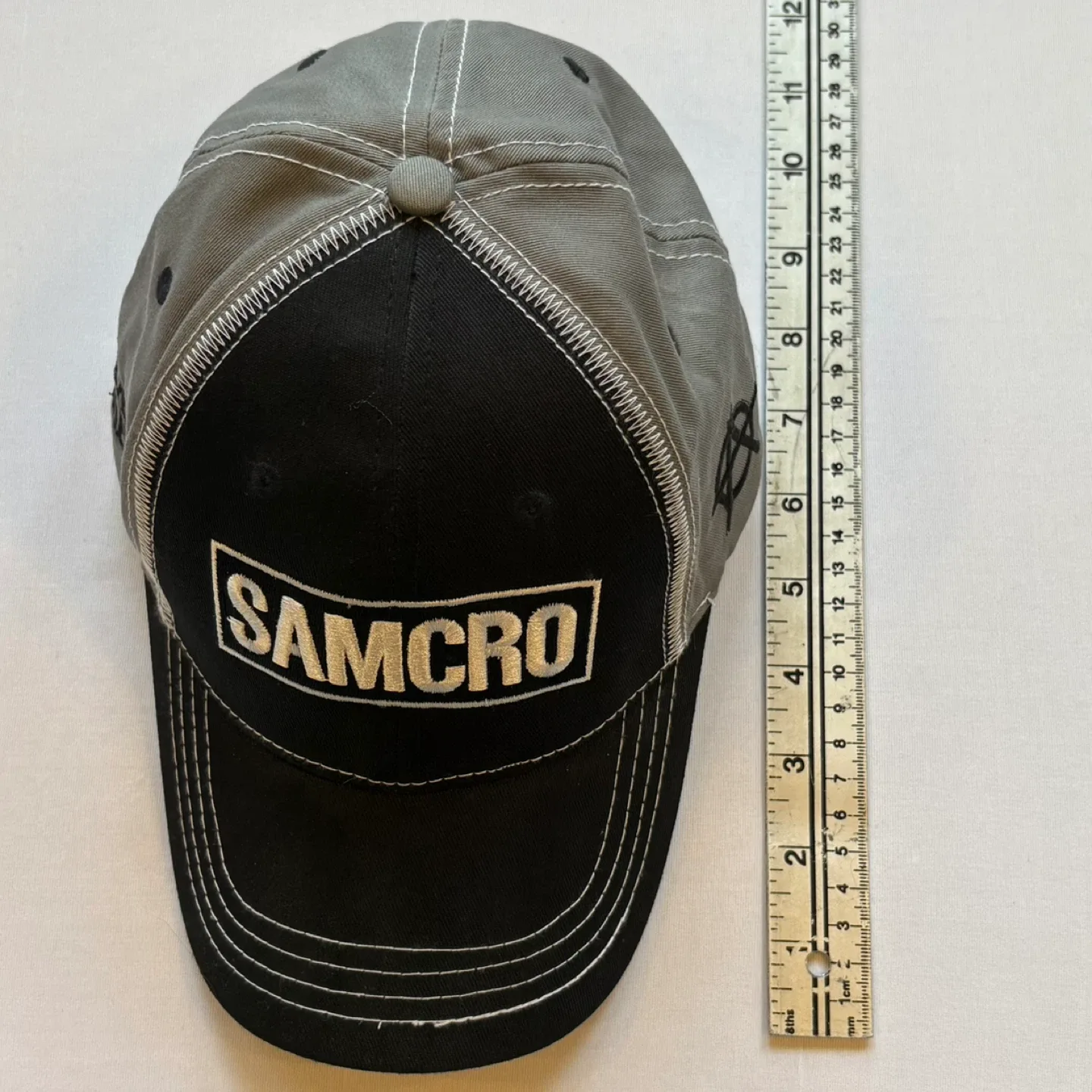 Sons of Anarchy SAMCRO Reaper Crew Baseball Cap Black Grey Hat image indicator(10)