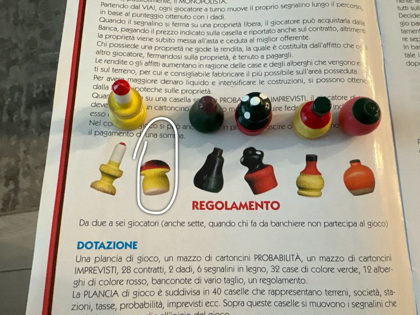 🇮🇹 Vintage Italian Monopoly – “Monopoli” Parker Brothers Edition image indicator(3)