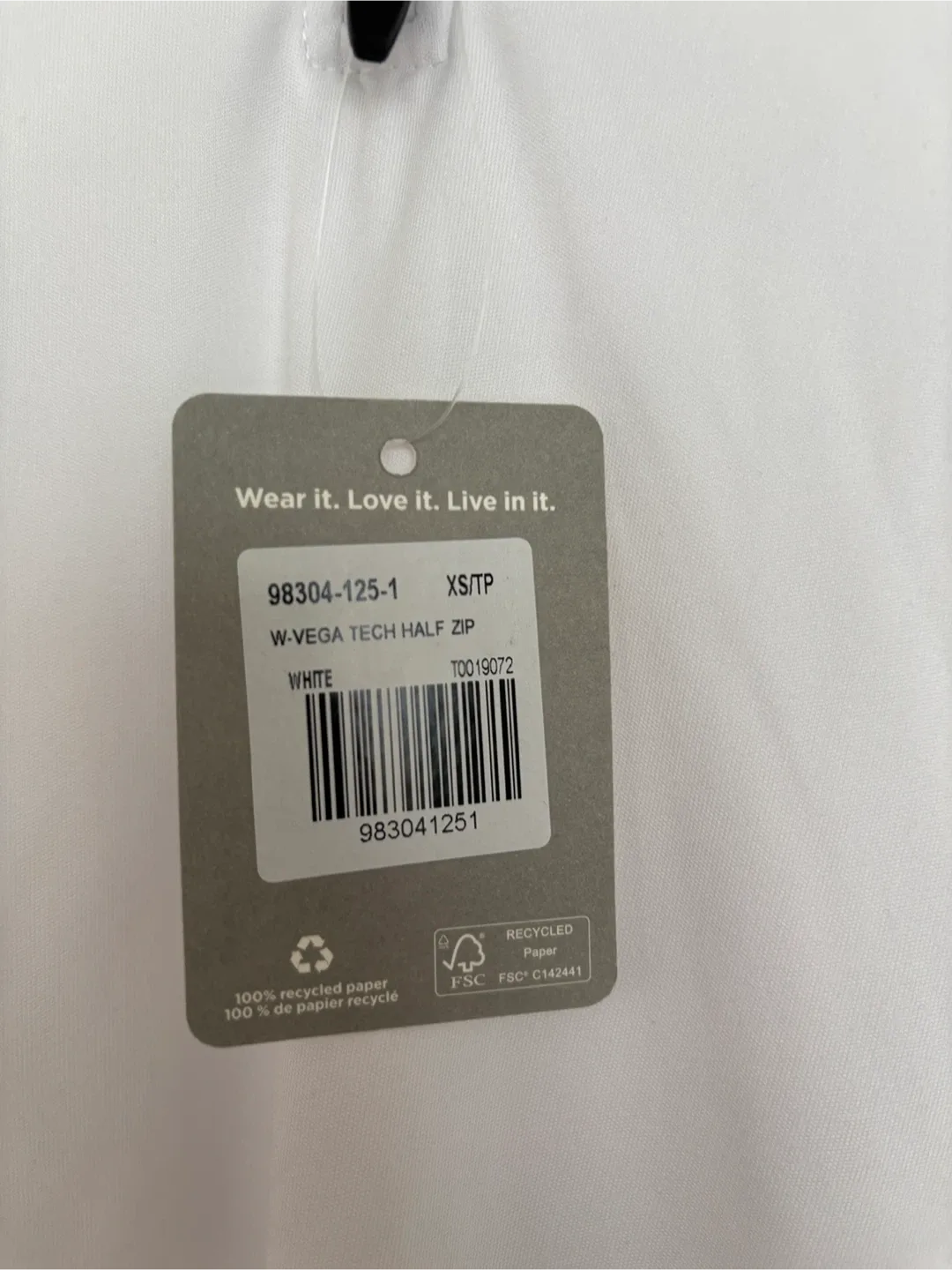 Trimark Vega Tech Half Zip - XS White image indicator(3)