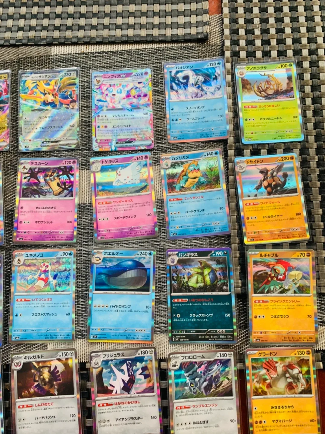 Pokemon 38 Japanese Trading Cards w/ box/stickers/coin image indicator(4)