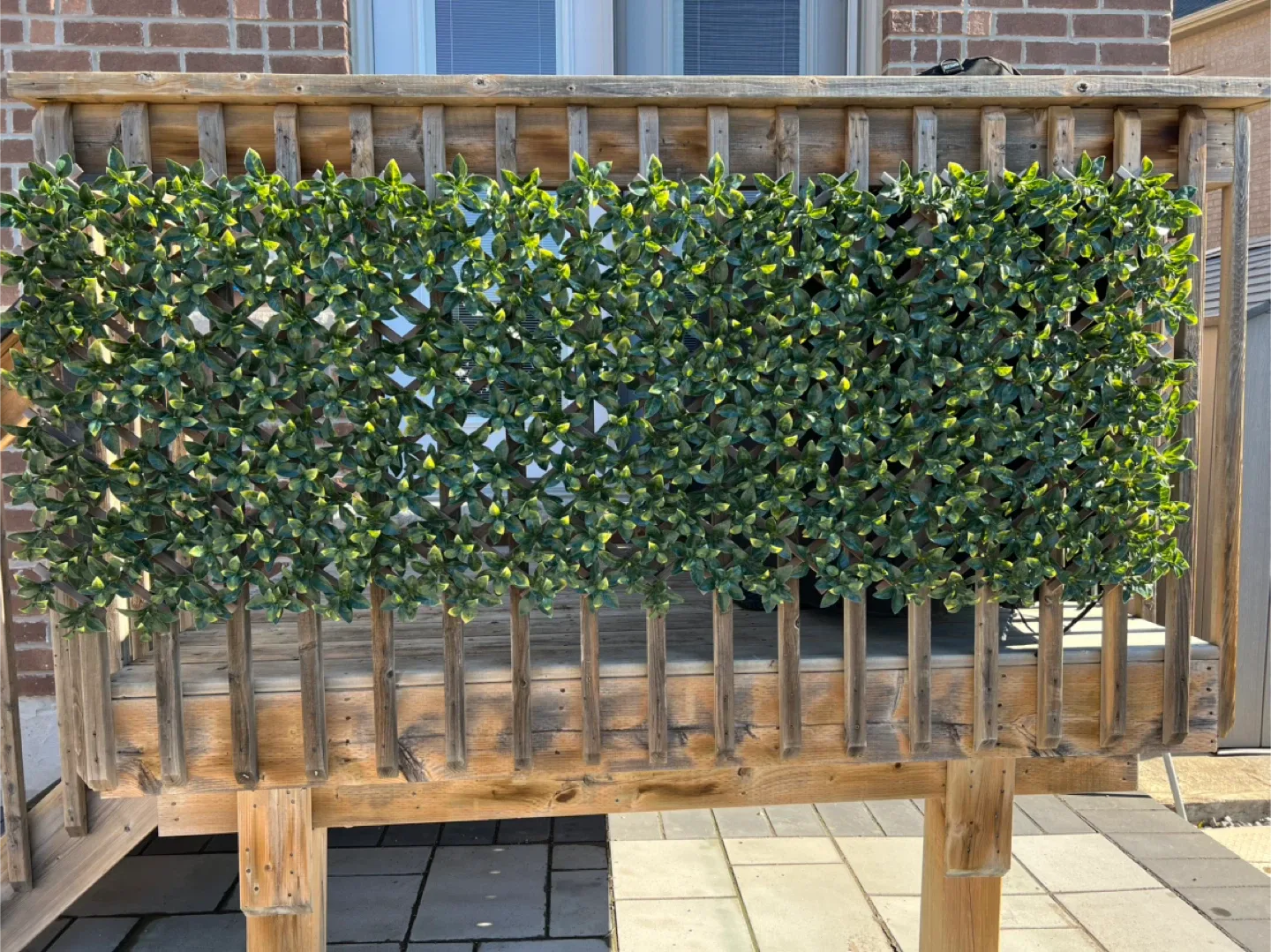 Faux Leaf Expandable Privacy Fence thumbnail