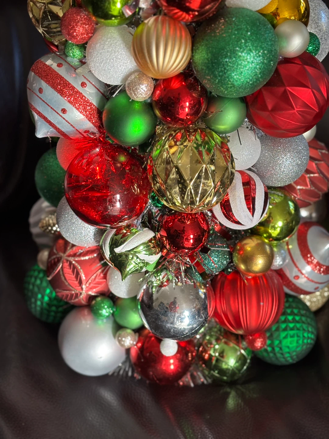 Christmas Ornament Tree - Red, Green, Gold - photo 3