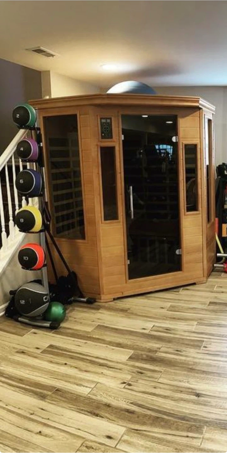 Genesis Series 3 Person Carbon Corner Sauna - photo 3