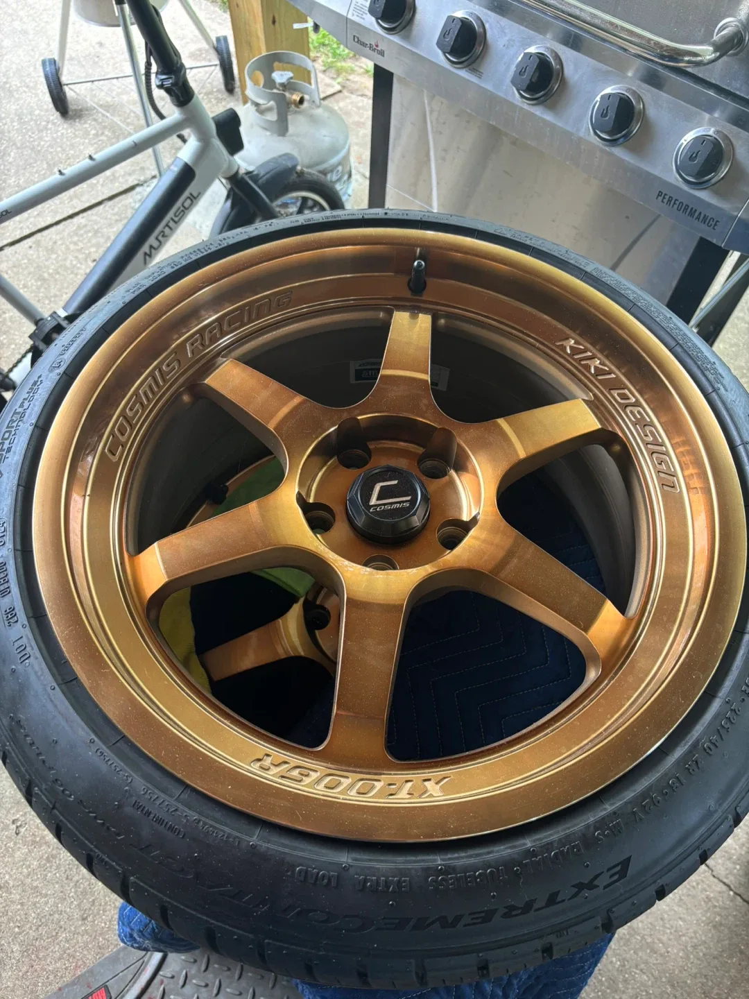 Cosmis Racing XT-005R Bronze Wheels & Continental Tire image indicator(2)