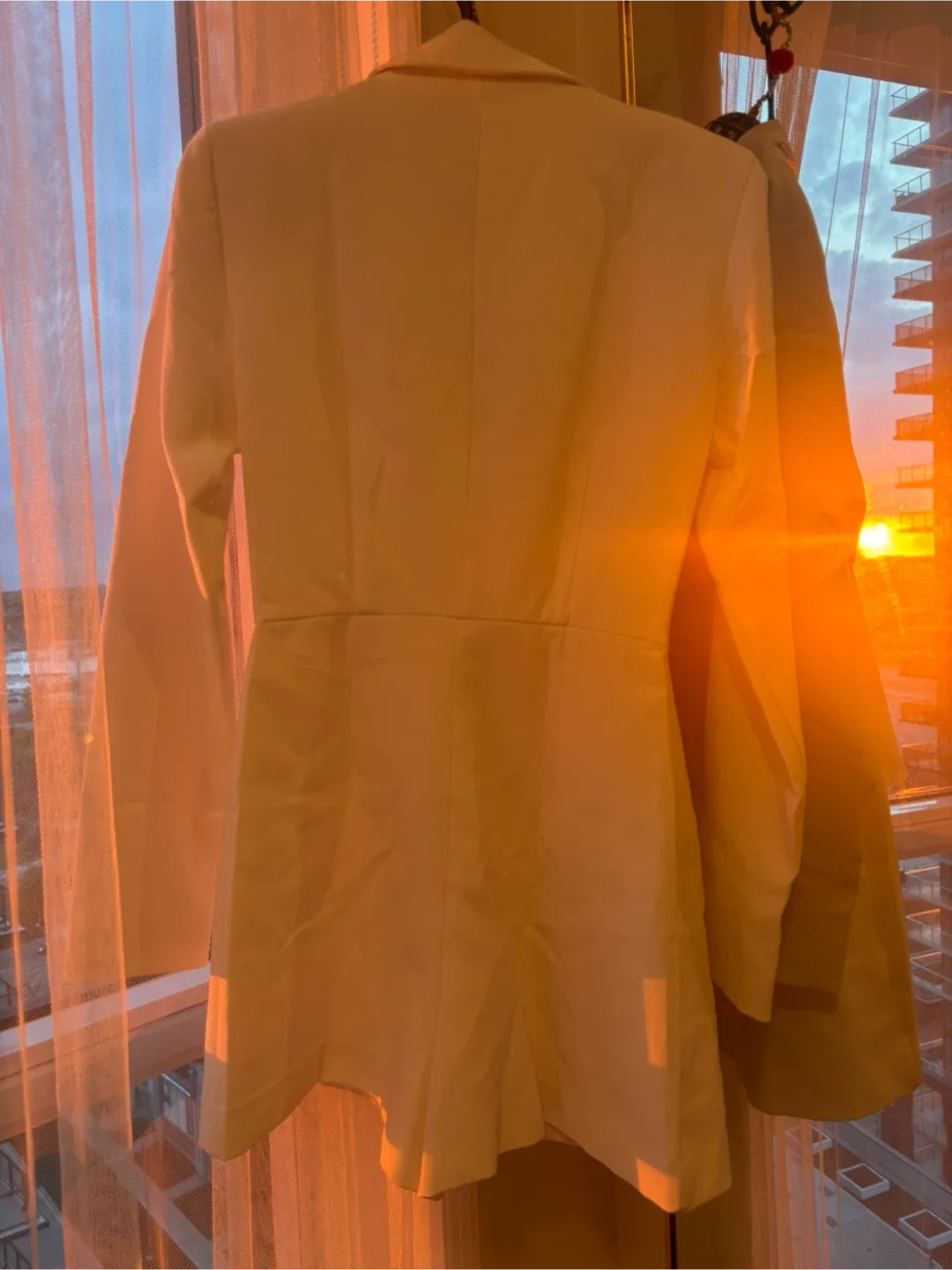 Dynamite White Blazer Dress - Size S image indicator(3)