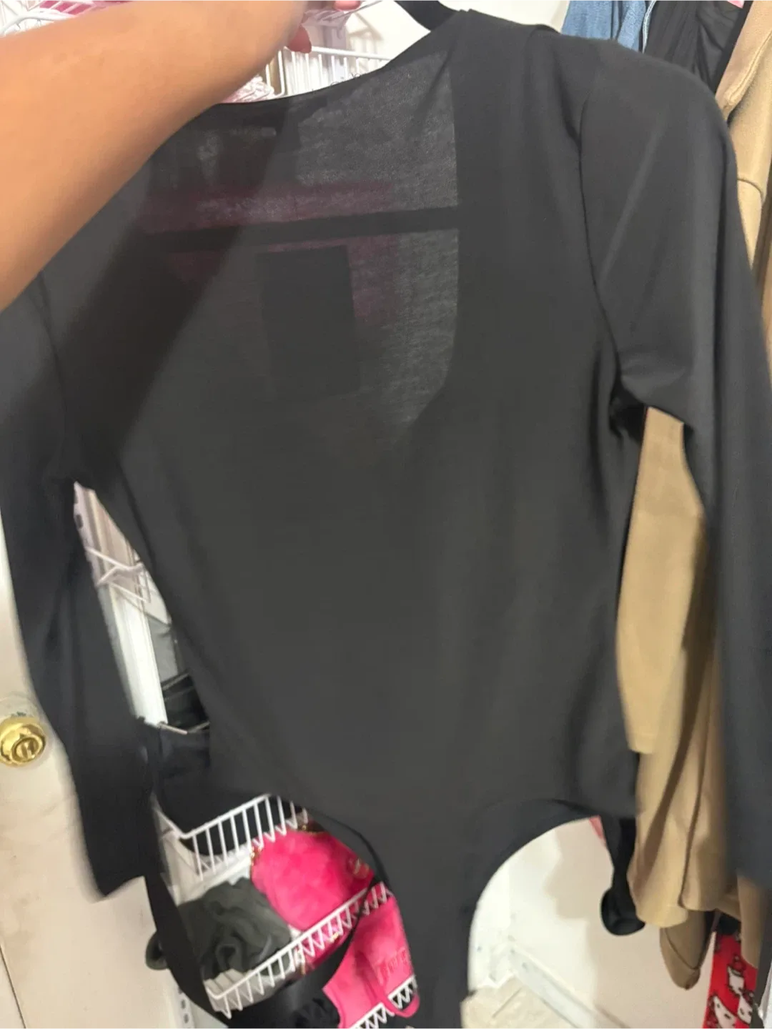 Fashion Nova Louise V Neck Bodysuit - Size M image indicator(2)