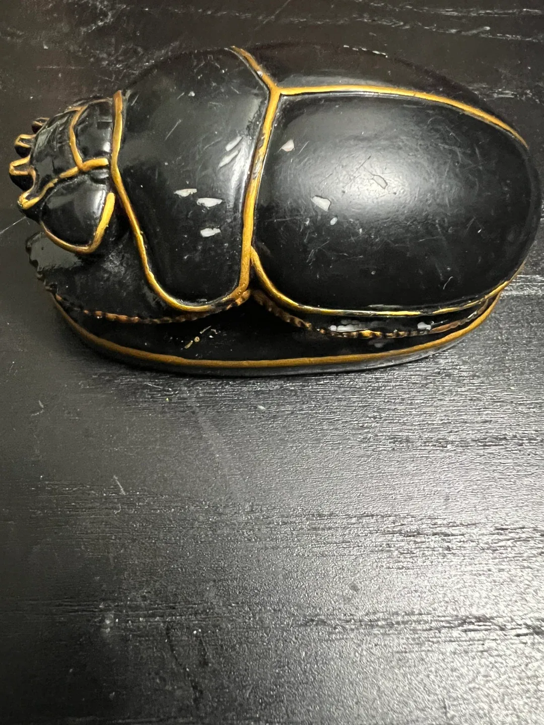 Egyptian Scarab Beetle Figurine