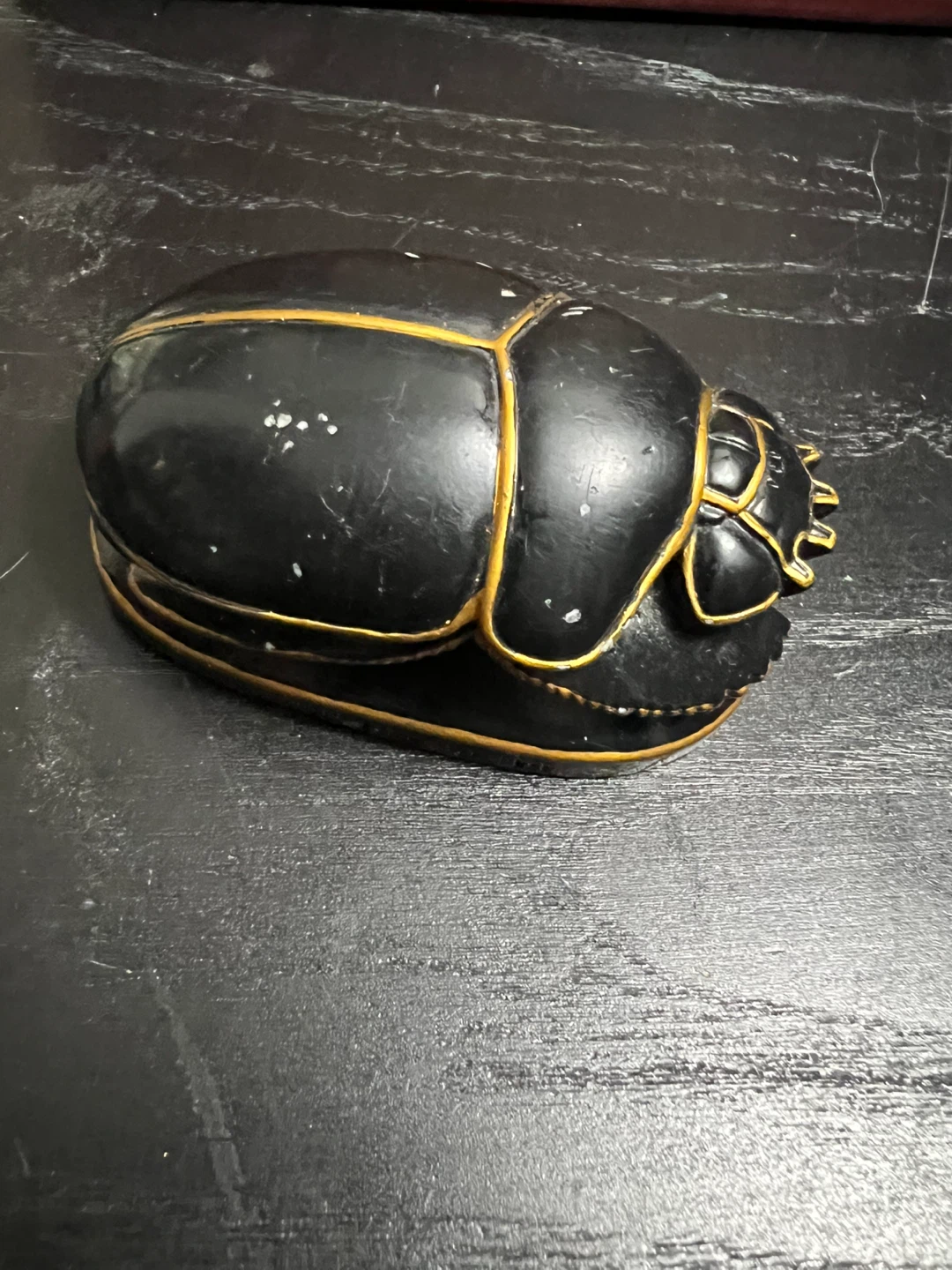 Egyptian Scarab Beetle Figurine - photo 2