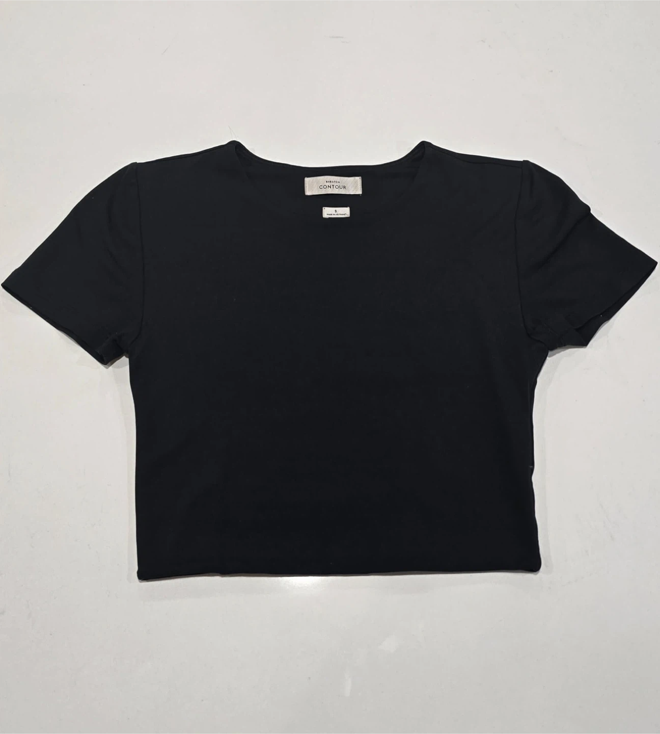 Babaton Contour Black T-Shirt - Size S