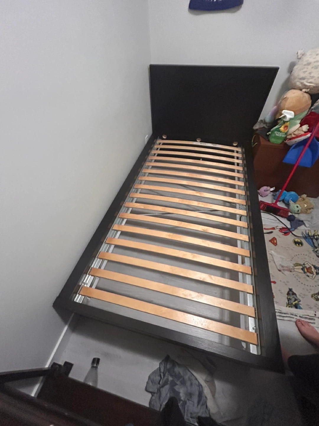 IKEA Malm Bed Frame - Twin, Dark Brown. Frame only - photo 3