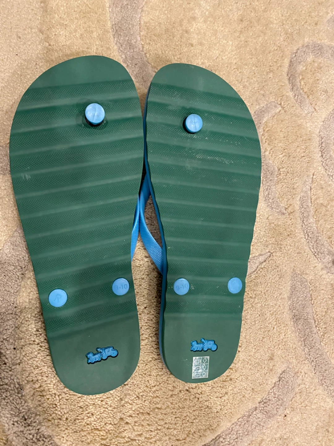 Coach Blue Flip Flops NEW - Size 10 - photo 5