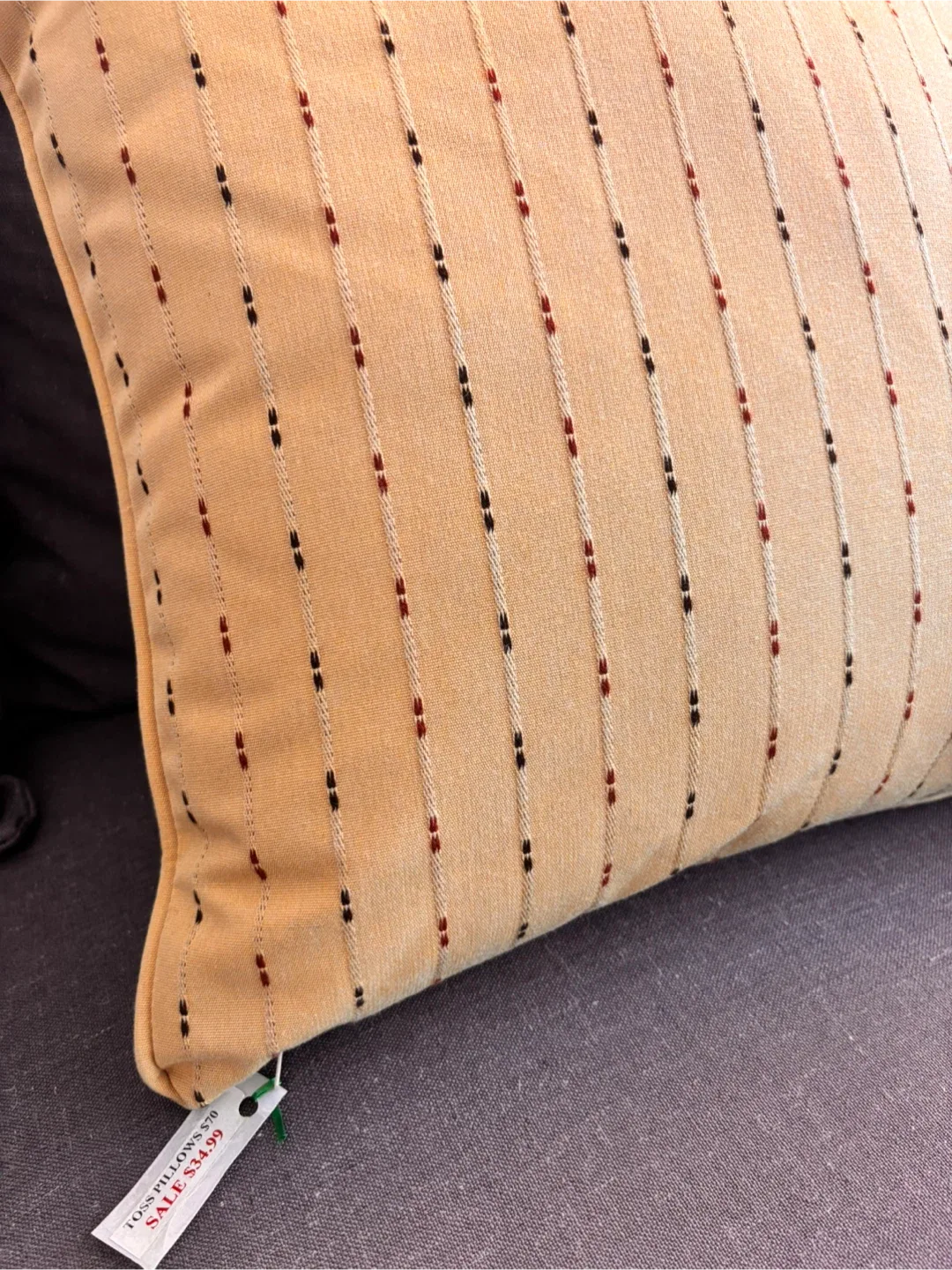 Assortment Toss Pillows - Yellow & Striped image indicator(3)