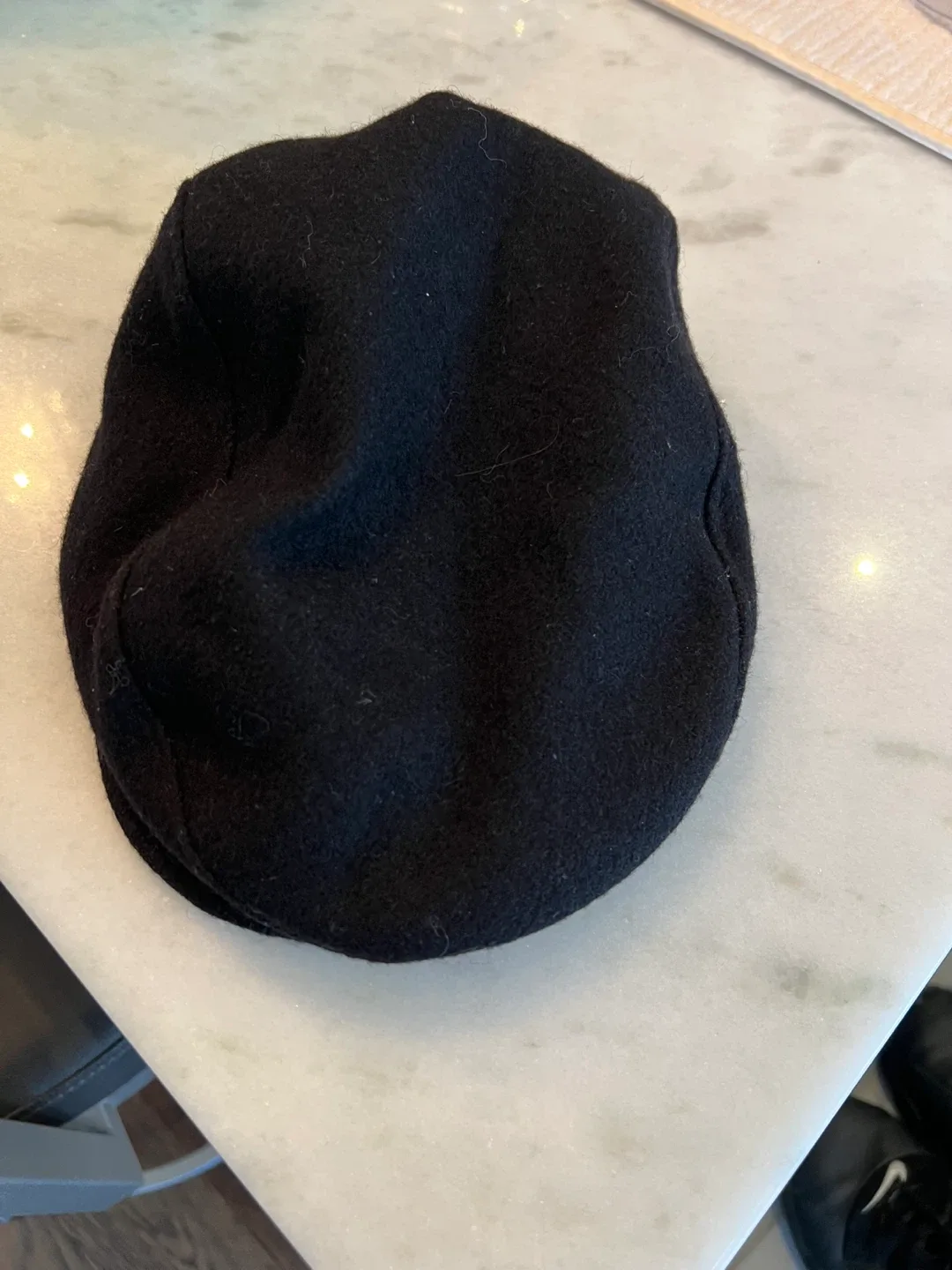 Big-It Up Black Newsboy Cap - Size L/G thumbnail