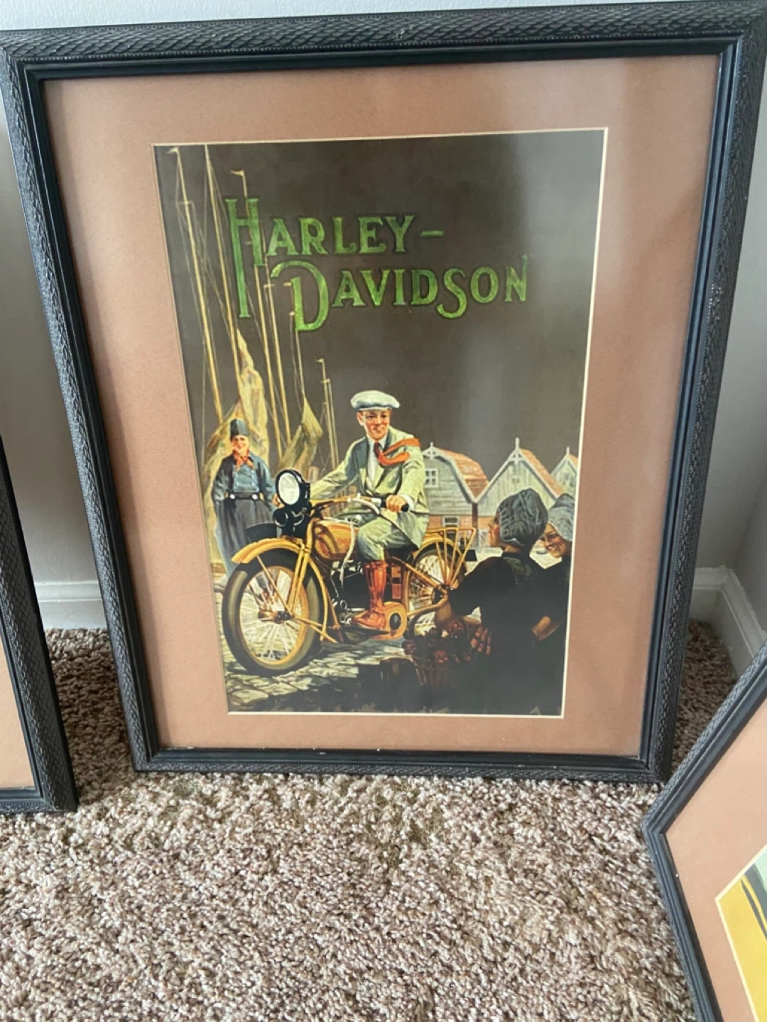 Harley-Davidson Framed Motorcycle Prints (Set of 3) - photo 4