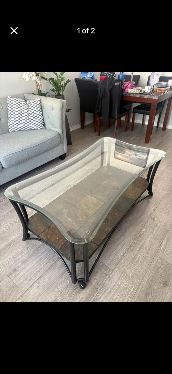 Glass  Coffee Table