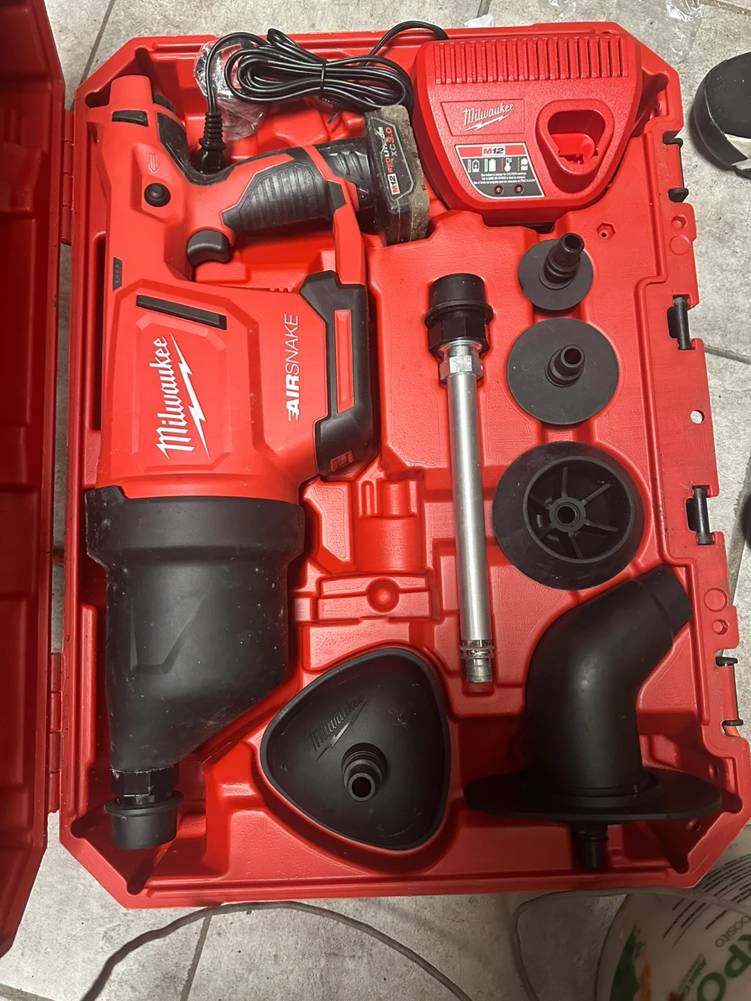 Milwaukee AIRSNAKE Drain Cleaning Air Gun Kit - photo 2