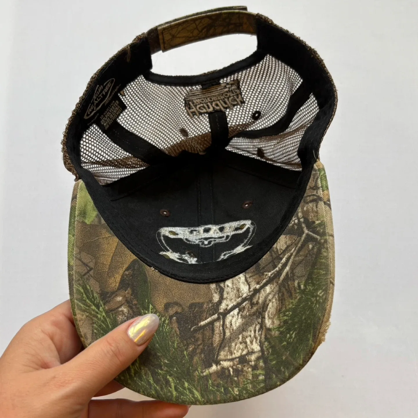 NASCAR Dale Earnhardt Jr Camo Trucker Hat Team Realtree Racing image indicator(8)