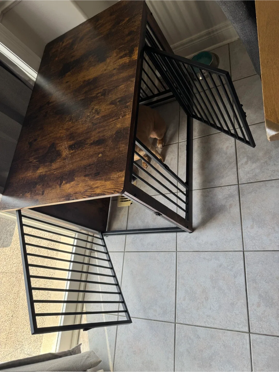 Wooden dog crate image indicator(4)