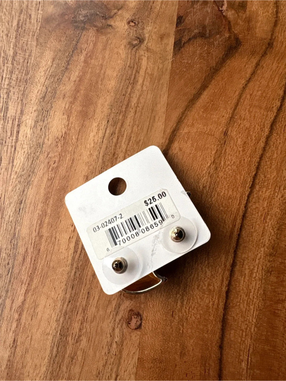 MERX Heart Stud Earrings - Silver & Gold image indicator(3)