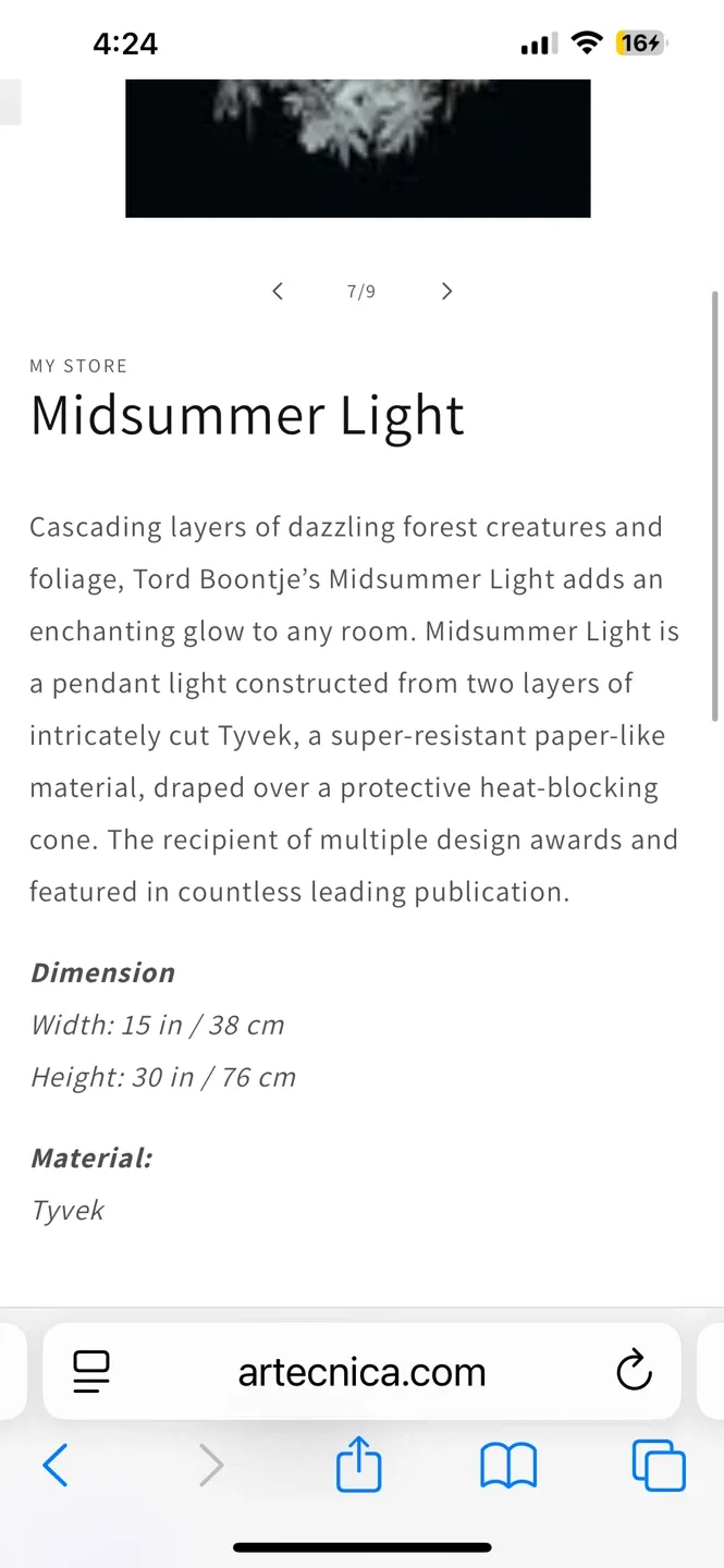 Artecnica Midsummer Light by Tord Boontje image indicator(4)