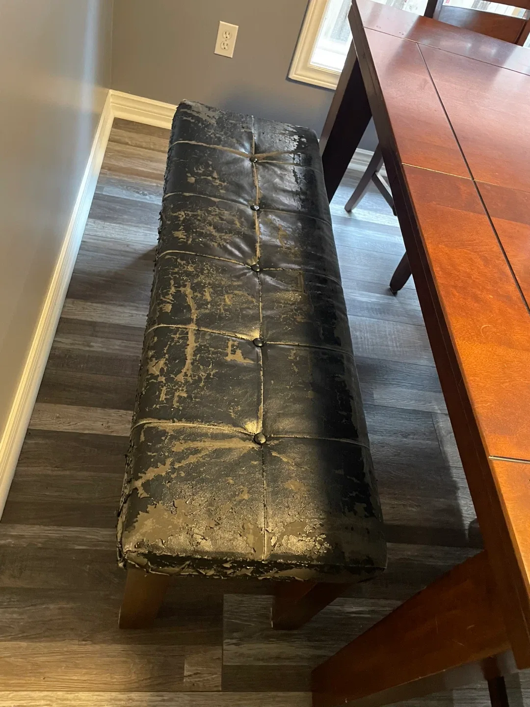 Wooden Dining Room set with Chairs and serving table image indicator(5)